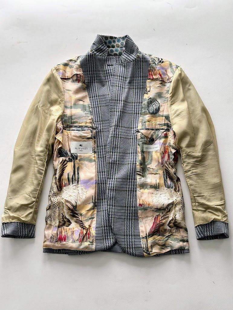 Etro Etro Prince of Wales Blazer Size 46S - 6 Thumbnail