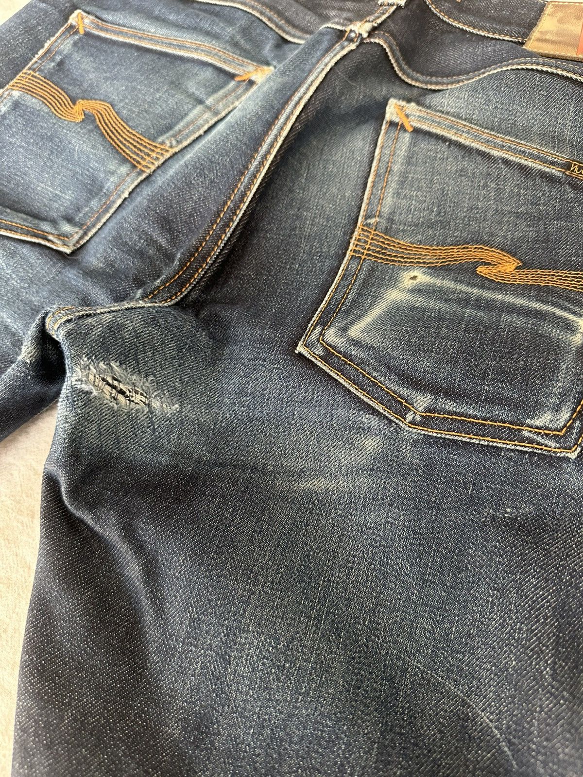 Nudie Jeans Nudie Jeans Lean Dean Selvage 31 x 30 Size US 31 - 9 Thumbnail