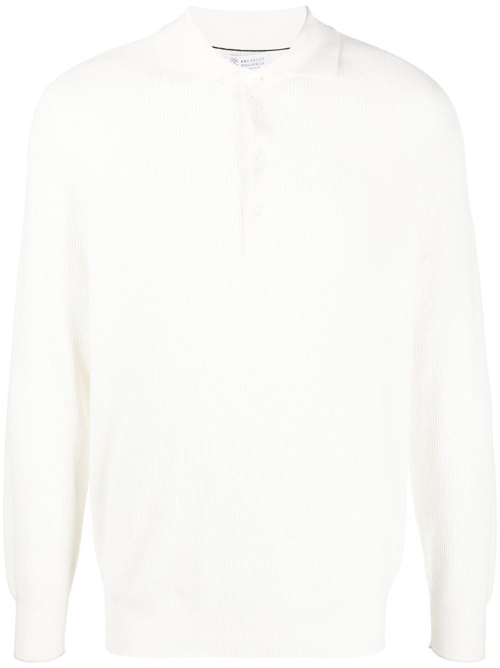 Brunello Cucinelli COTTON KNIT POLO Size US S / EU 44-46 / 1 - 1 Thumbnail
