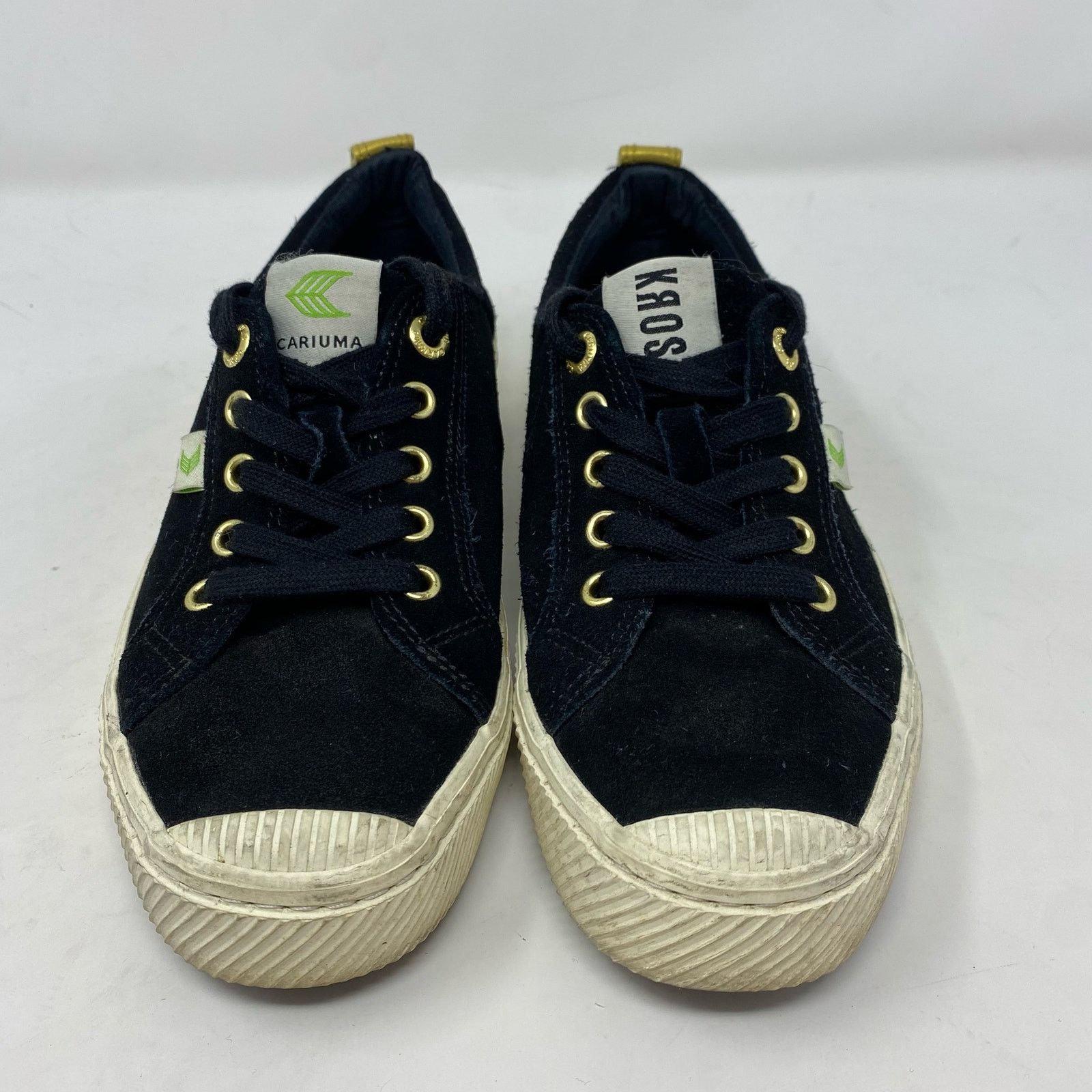 Other Cariuma Oca Black Canvas Low Top Skate Shoes Womens Size 8 Size US 8 / IT 38 - 3 Thumbnail