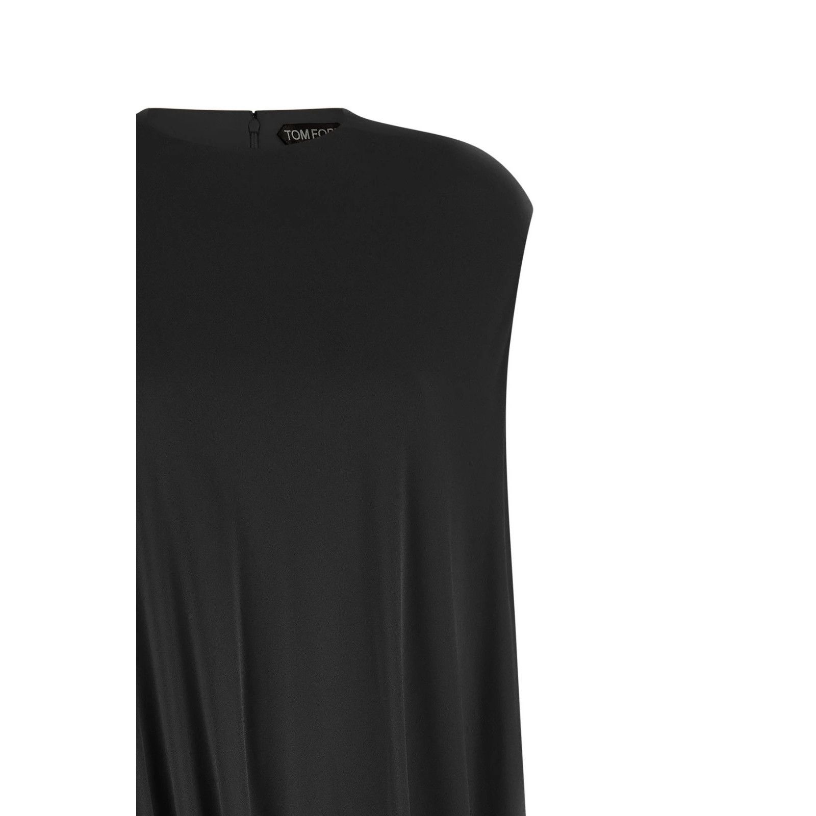 Tom Ford TOM FORD Impossible Assymetric Cap Black Top New & Authentic Size S / US 4 / IT 40 - 3 Thumbnail