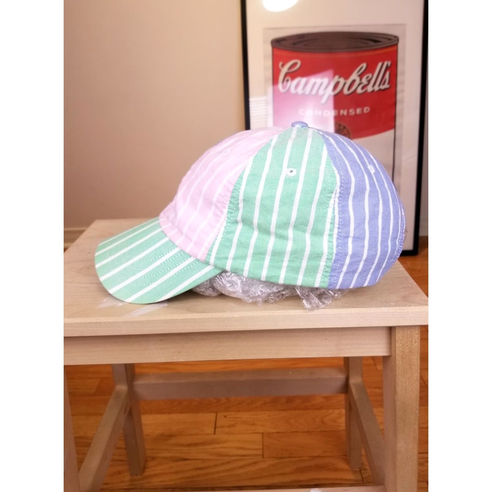 Ralph Lauren VINTAGE Ralph Lauren Polo Striped Oxford Cotton Hat Size US M / EU 48-50 / 2 - 2 Thumbnail