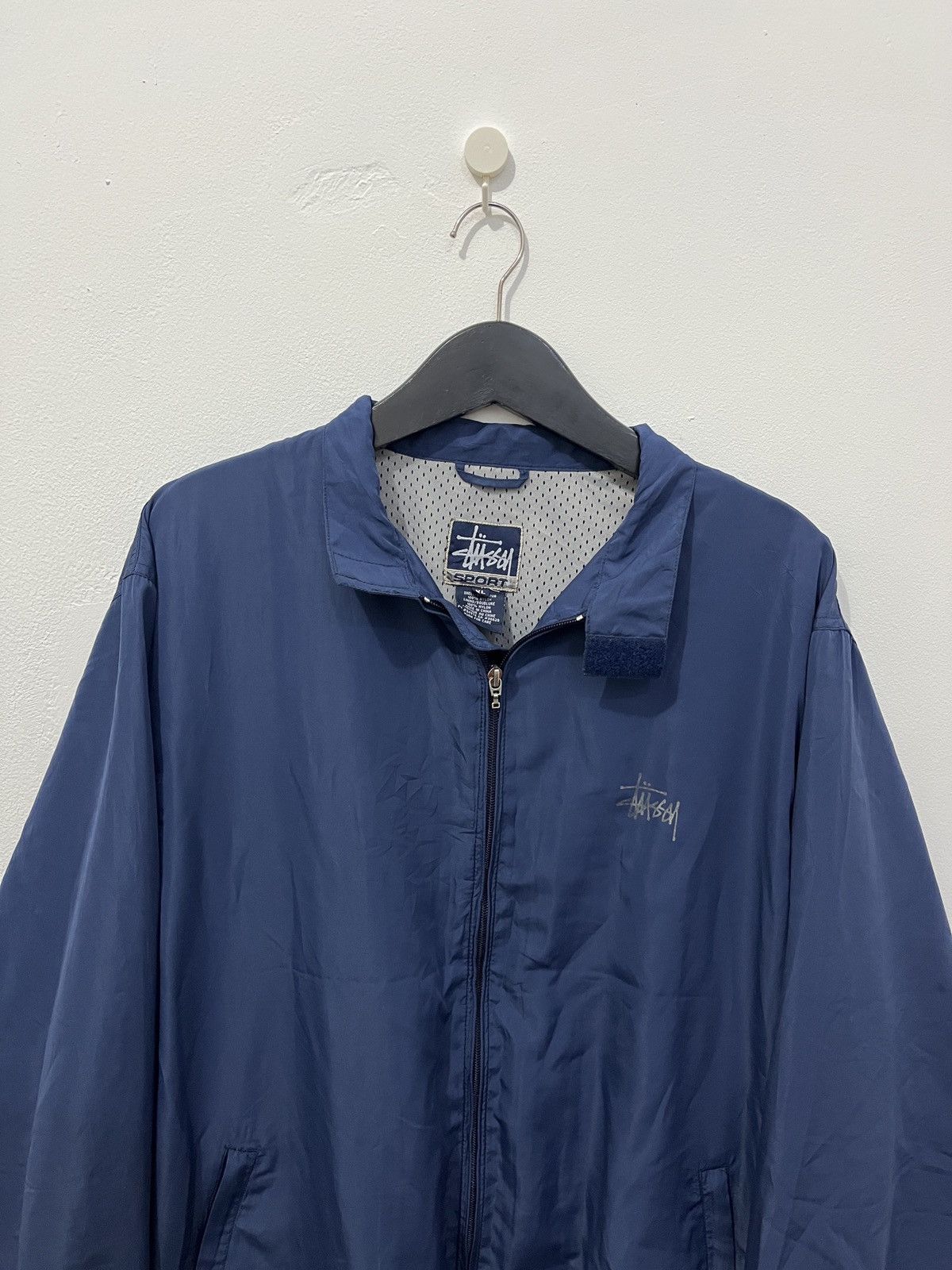 Stussy Vintage 90s Stussy Sport Reflective track jacket Size US XL / EU 56 / 4 - 2 Thumbnail