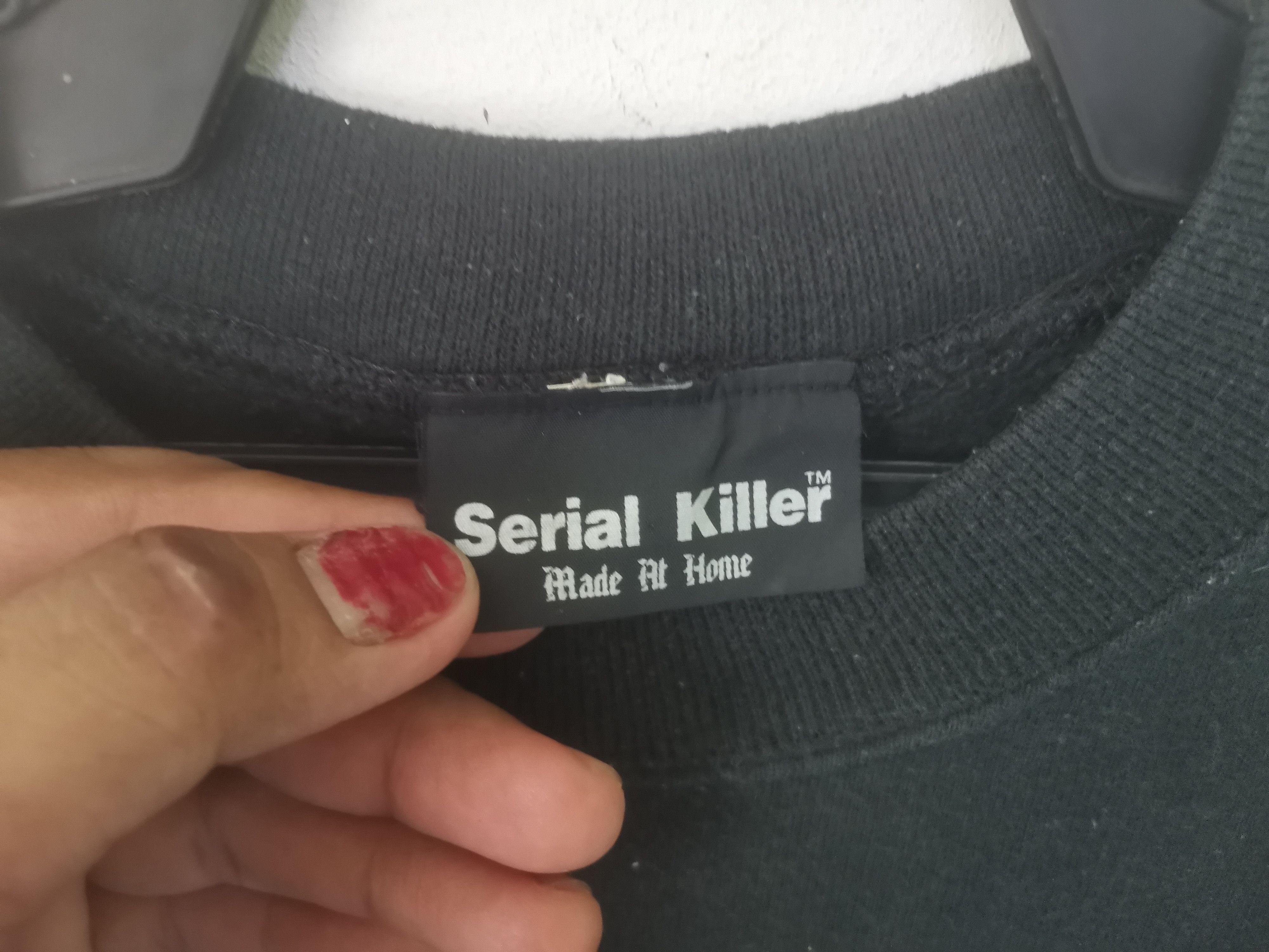 Vintage Rare vintage Serial killer sweatshirt black colour Size US S / EU 44-46 / 1 - 5 Thumbnail