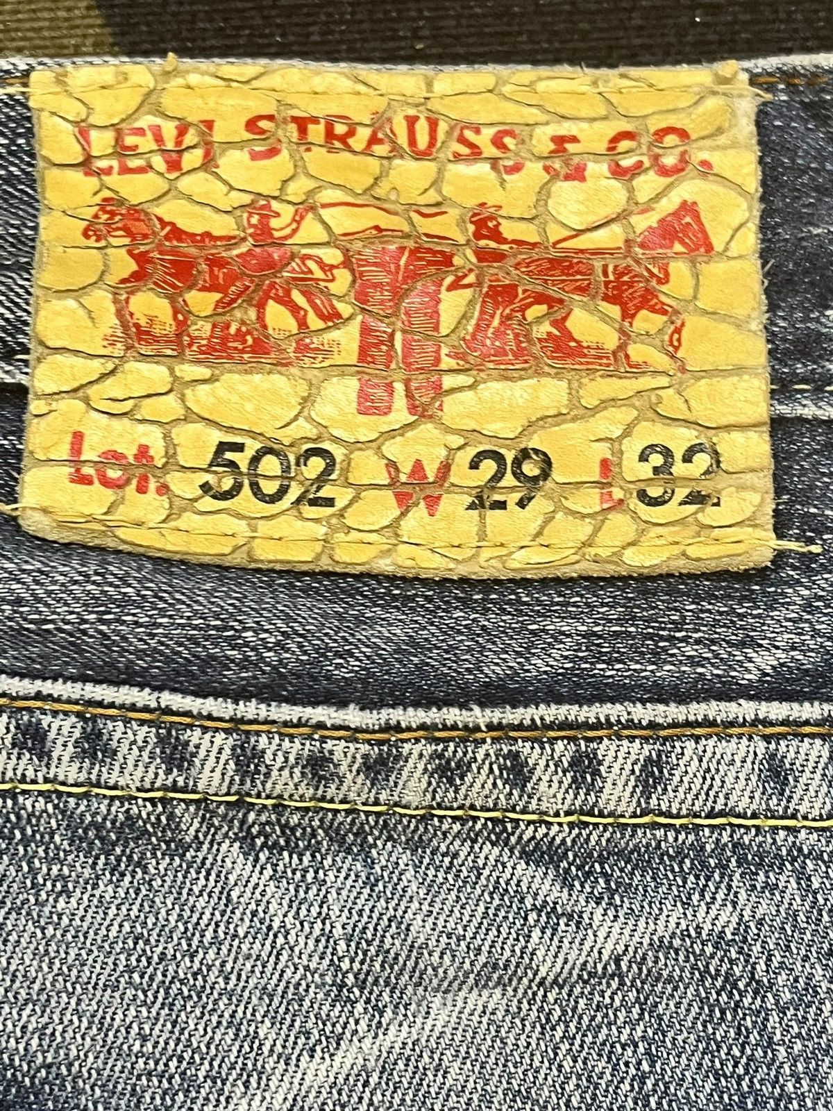 Levi's Vintage Levi’s 502 Whiskers Honeycomb Denim Size US 30 / EU 46 - 8 Thumbnail