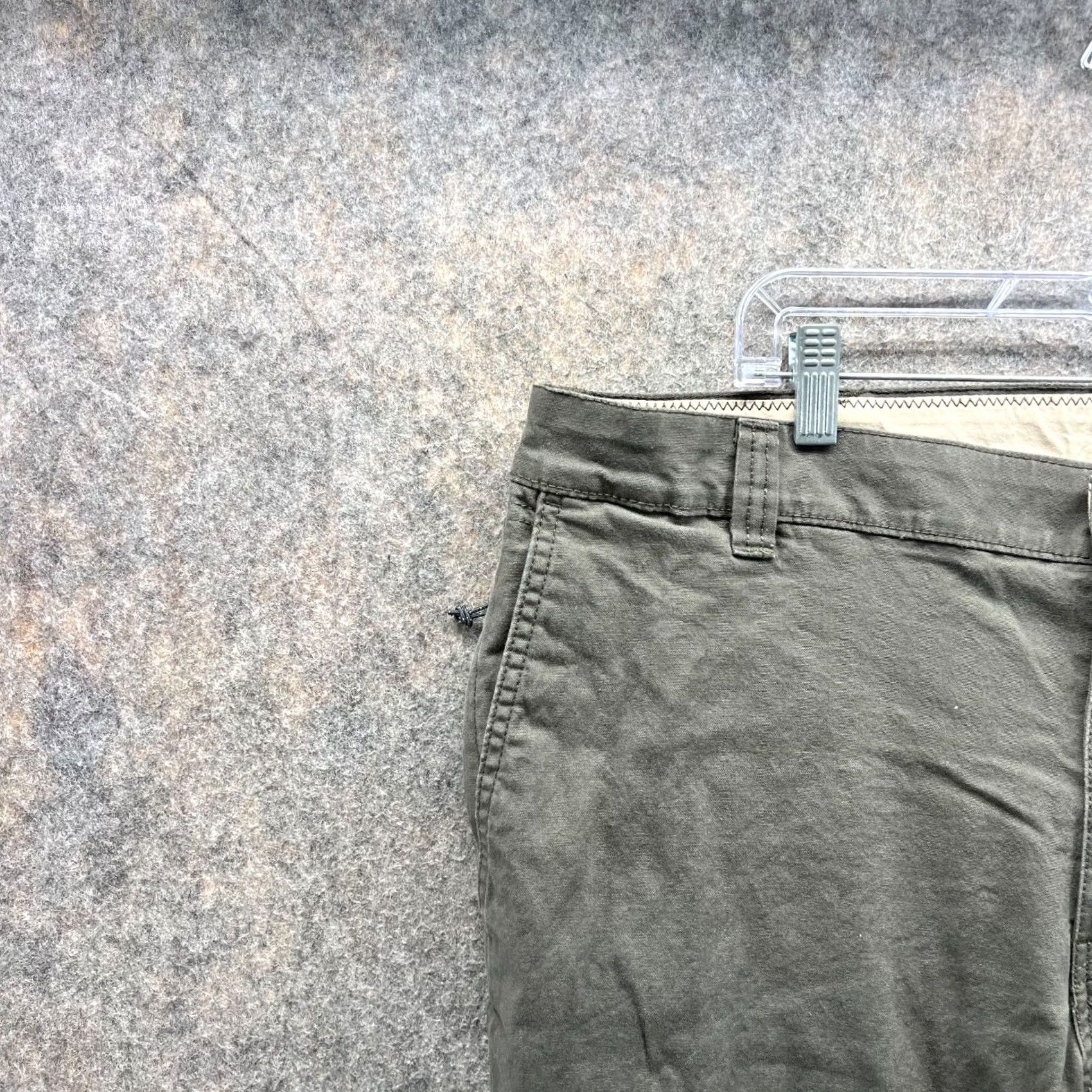 Vintage Columbia Pants Mens 40x32 Regular Khaki Chino Flat Front Straight Inseam 32 Beige Size US 40 / EU 56 - 4 Thumbnail