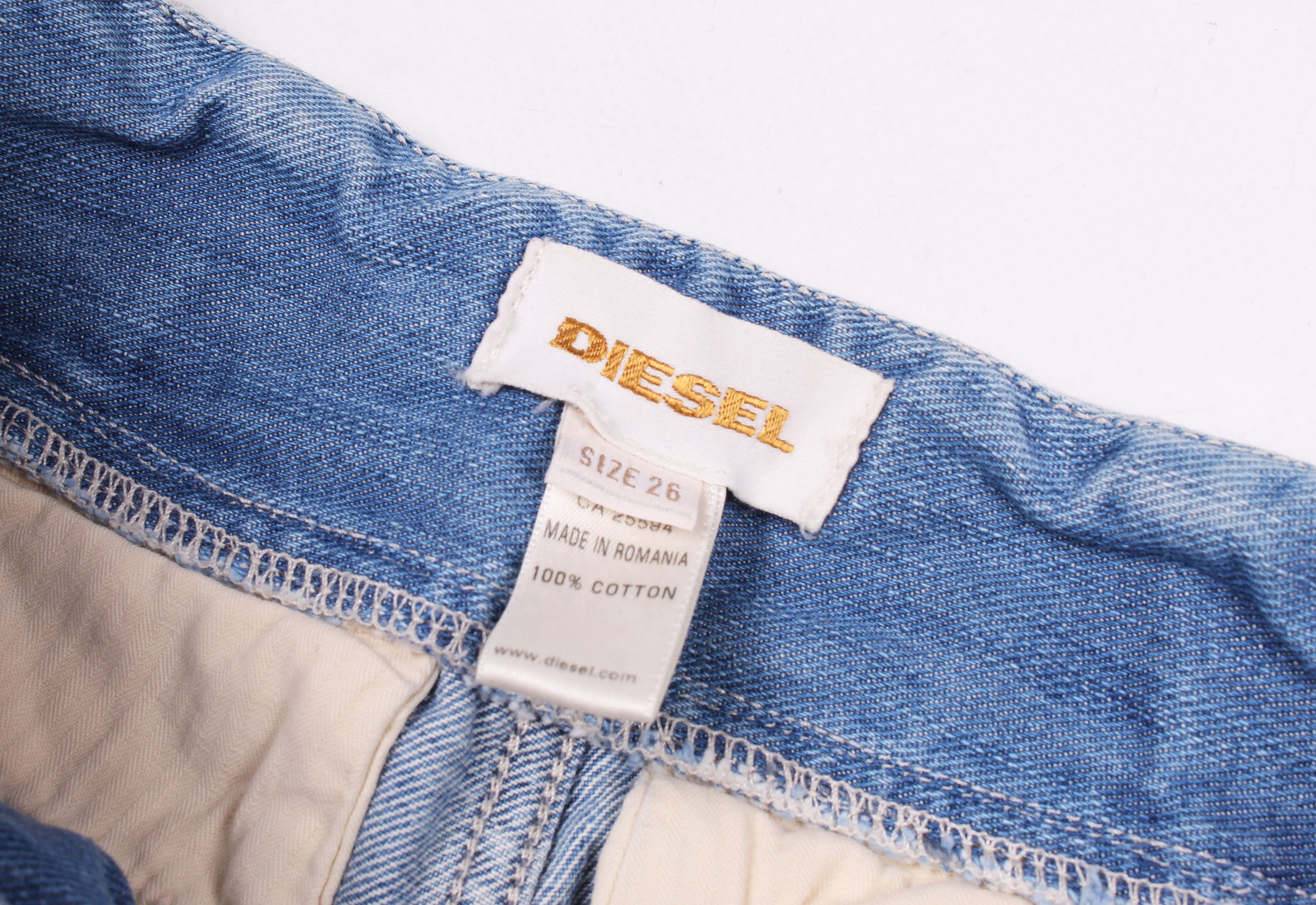 Diesel Vintage Diesel Y2K Blue Mini Shorts Size 28" / US 6 / IT 42 - 5 Thumbnail