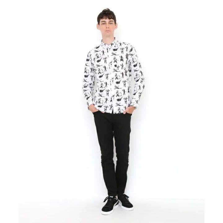Japanese Brand Graniph X Monster Pattern of Ultraman L/S Button-up Shirt Size US S / EU 44-46 / 1 - 15 Thumbnail