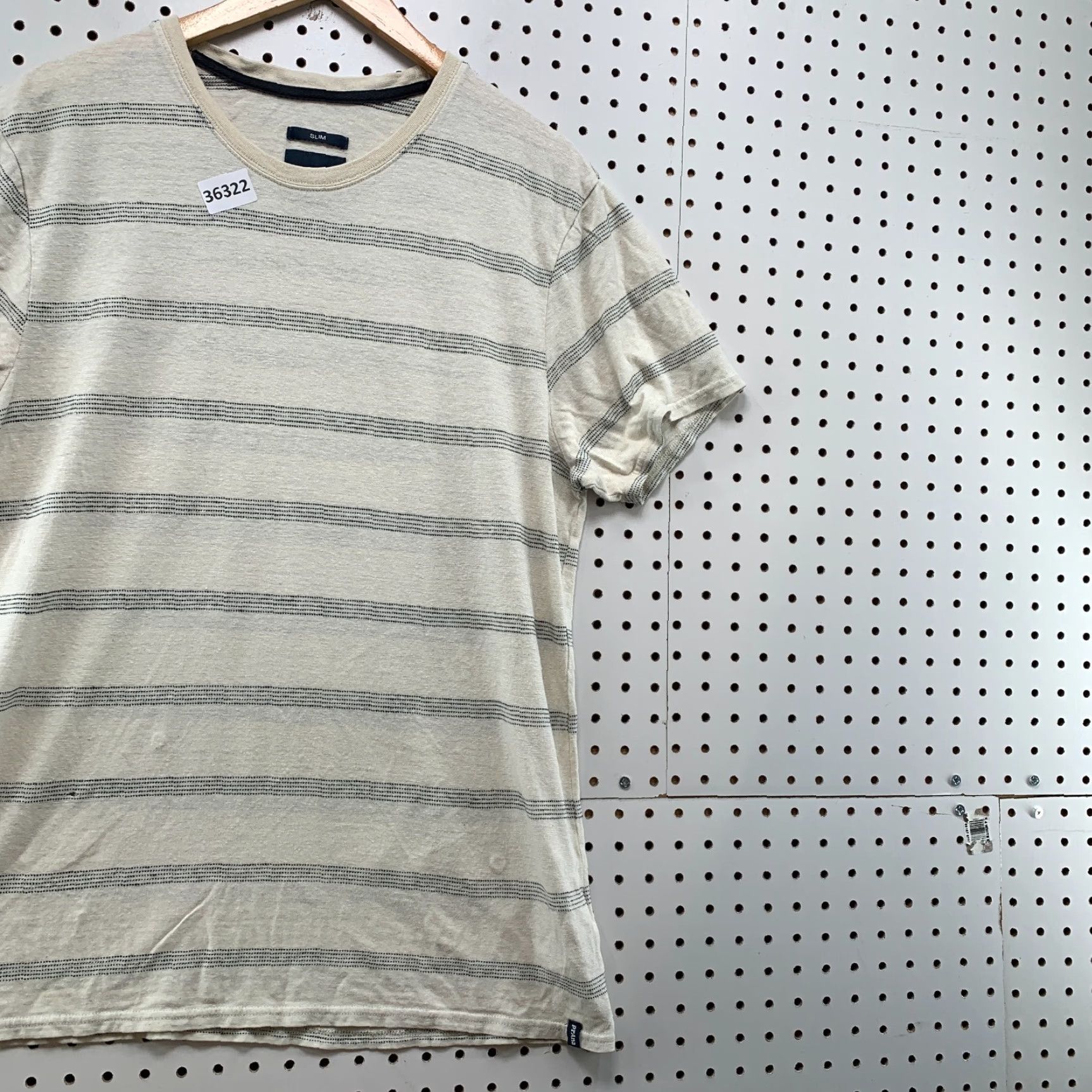 Prana Prana Slim Shirt Medium Beige Striped Short Sleeve Outdoor Casual 20x29 Mens Size US M / EU 48-50 / 2 - 4 Thumbnail