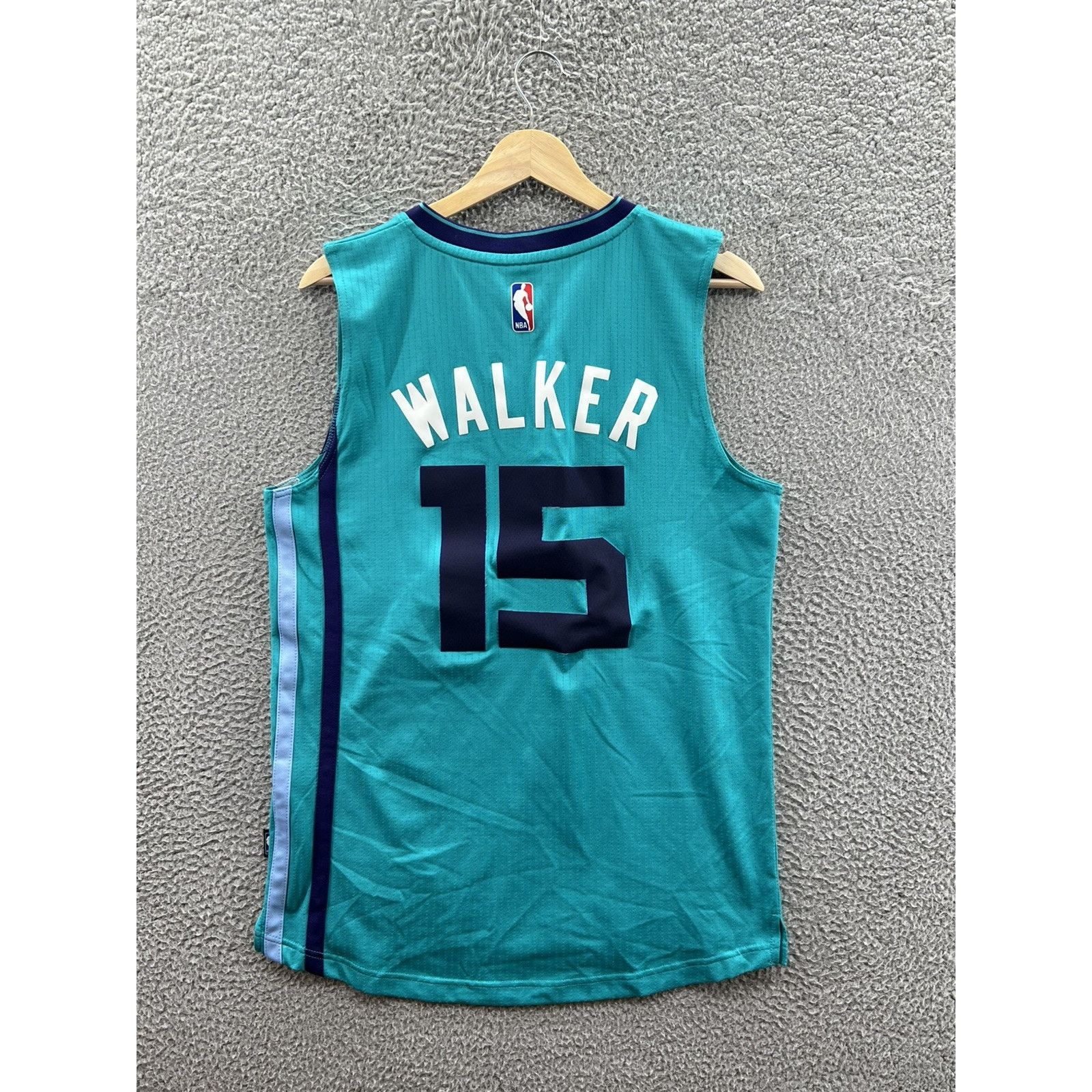Adidas Adidas Charlotte Hornets Kemba Walker 2016 Swingman Jersey Size US S / EU 44-46 / 1 - 2 Thumbnail