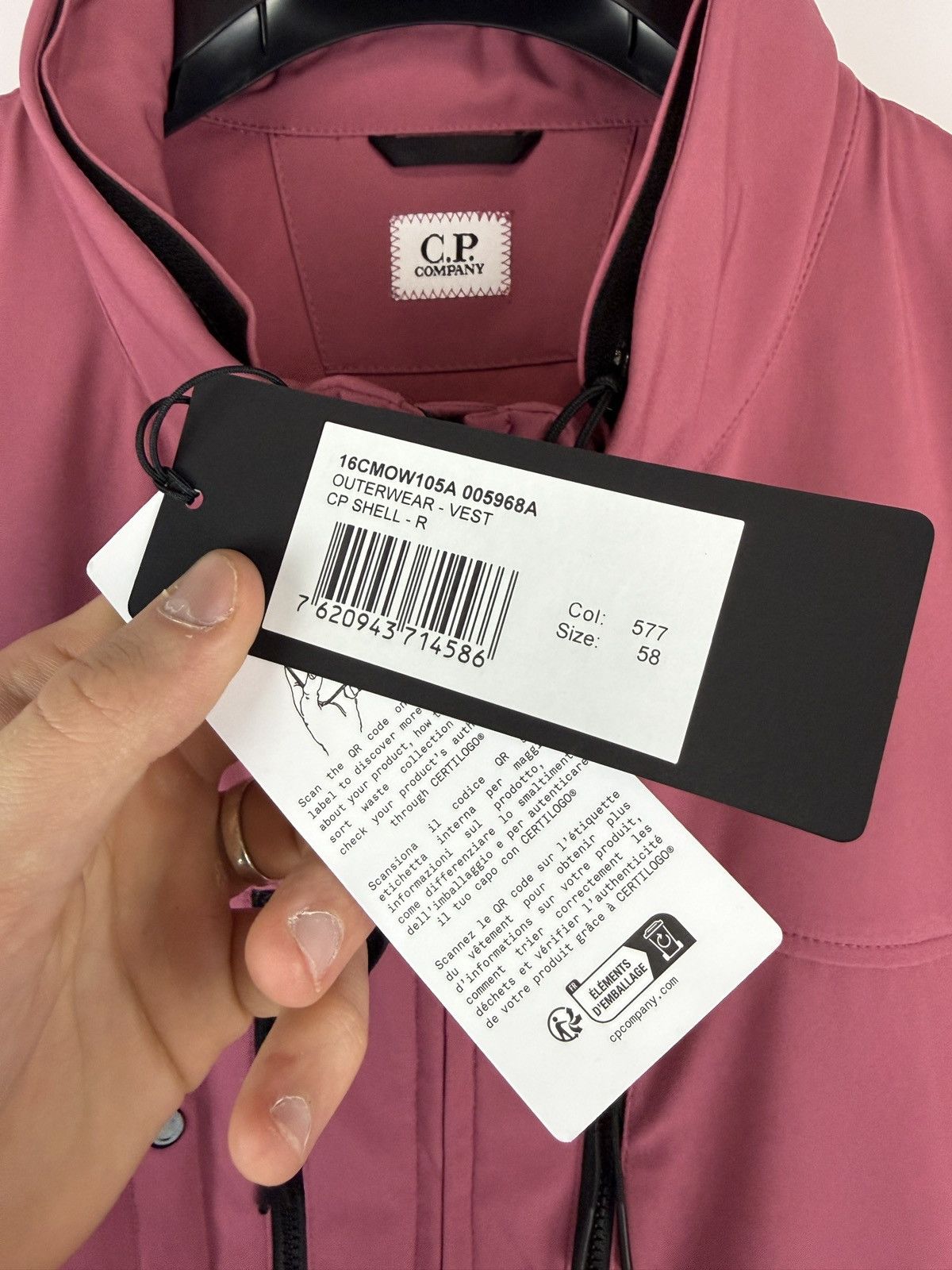 C.P. Company Red C.P. Company C.P. Shell-R Vest (brand new with tags) 4XL Size US XXL / EU 58 / 5 - 7 Thumbnail