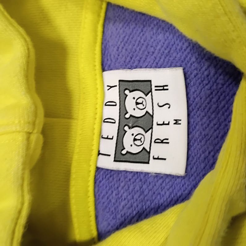 Teddy Fresh Teddy Fresh Colorblock Hoodie Yellow Purple Pink Cotton Size Size US M / EU 48-50 / 2 - 3 Thumbnail