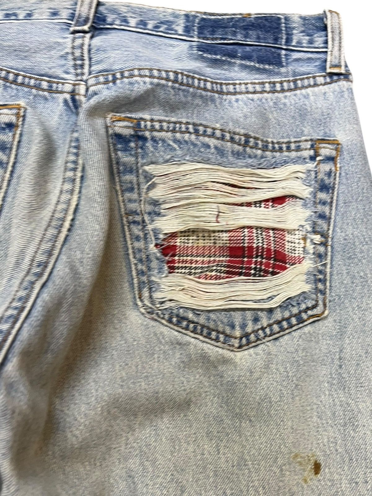 Japanese Brand Vintage Japanese Brand Ripped Distressed Denim Size US 30 / EU 46 - 8 Thumbnail