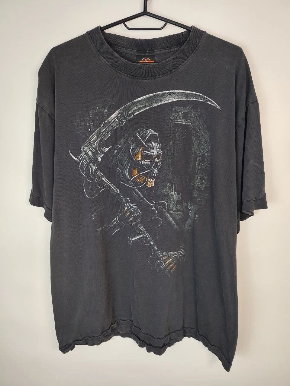 Other ROCK EAGLE Grim Reaper Biker 2 Sided Tee Shirt Size XL Size US XL / EU 56 / 4 - 1 Thumbnail