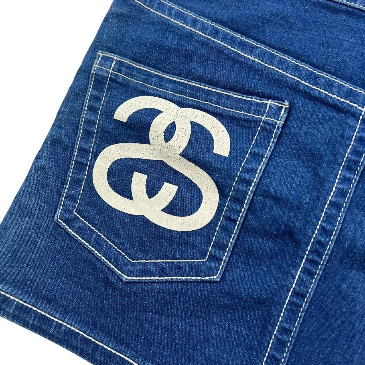 Stussy Vintage Stussy Denim Skirt - Waist: 34” Size 34" / US 12 / IT 48 - 3 Thumbnail