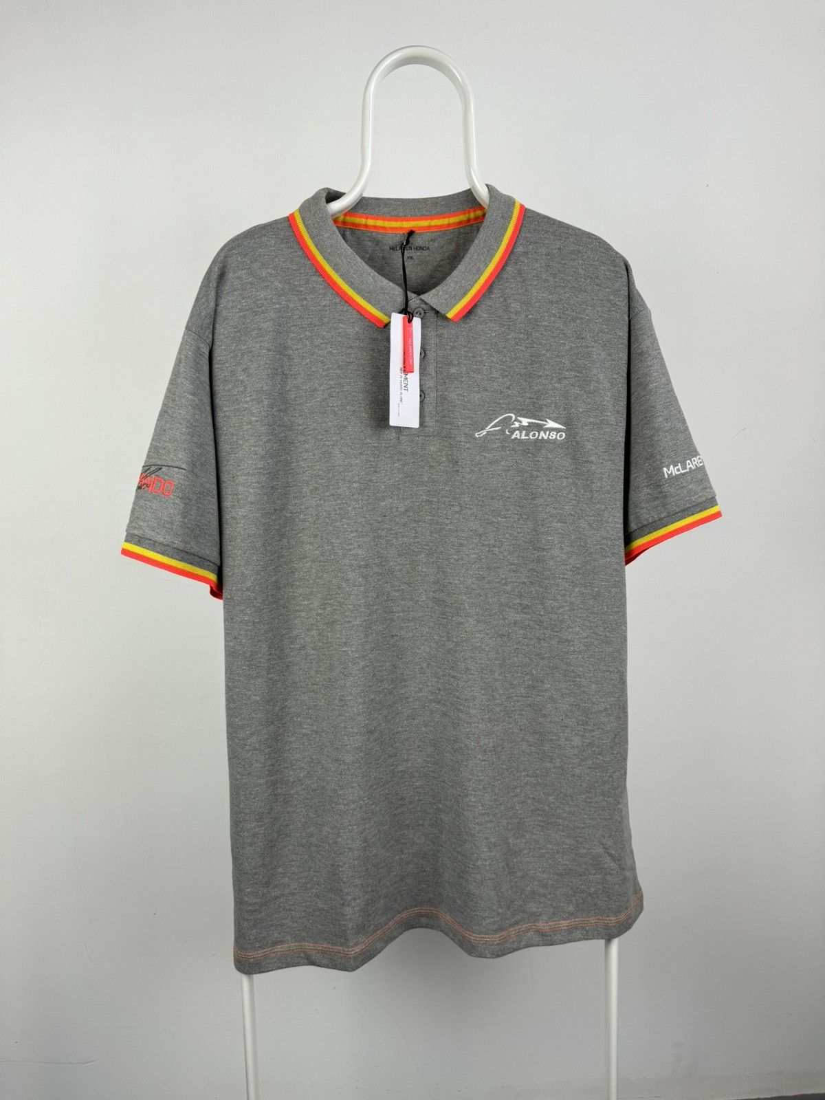 Malcolm McLaren McLaren Honda Fernando Alonso 14 Number Polo Size US XXL / EU 58 / 5 - 1 Thumbnail