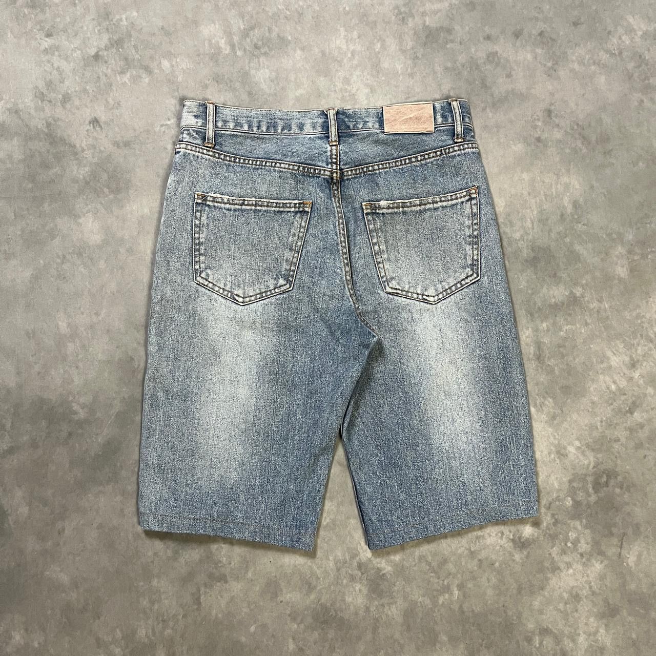 Number (N)ine 2000s Japanese Nylaus Hysteric Ripped Jorts Denim y2k Ifsix Size US 29 - 2 Thumbnail