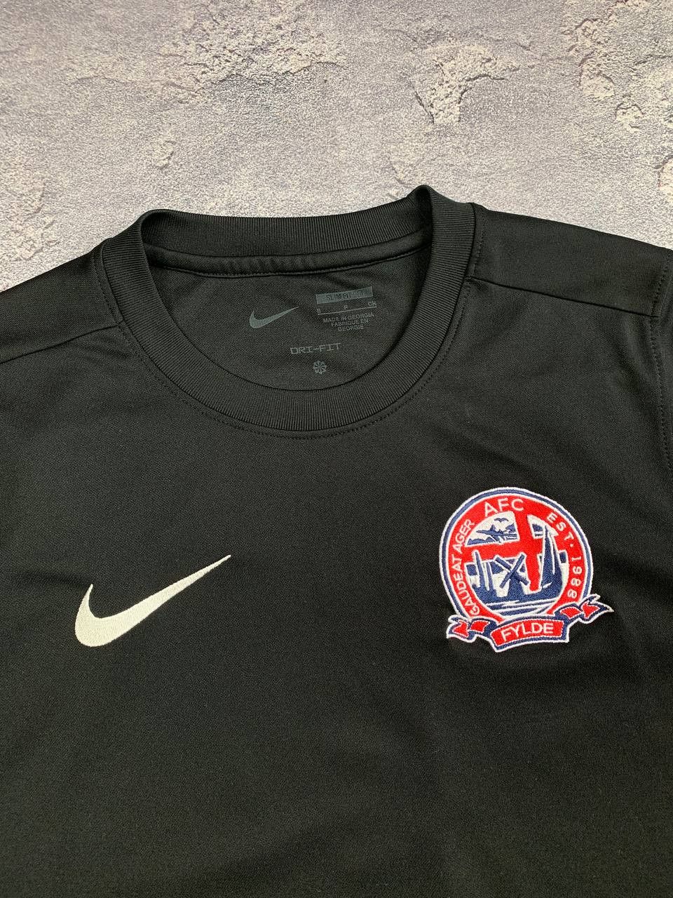 Nike Nike AFC Fylde Soccer Jersey 2017 2018 Black Dri-Fit Size US S / EU 44-46 / 1 - 4 Thumbnail