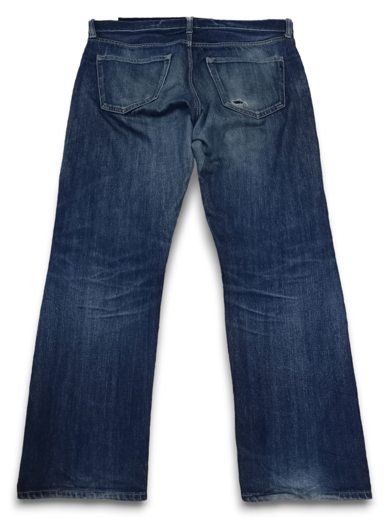 Japanese Brand × Uniqlo Vintage Uniqlo Selvedge Mud Wash Distressed Loose Jeans Size US 36 / EU 52 - 3 Thumbnail