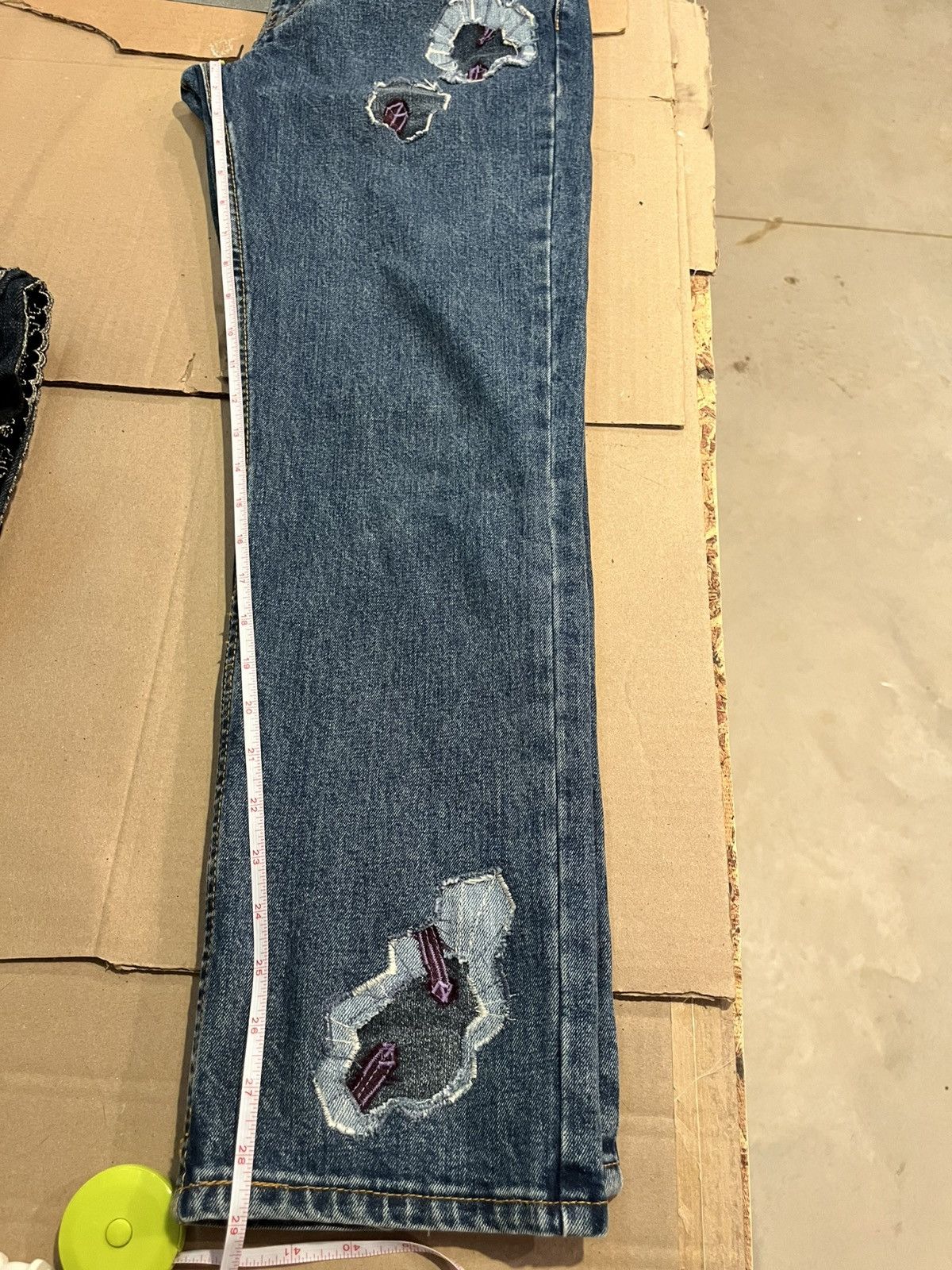 Levi's Hand customized crystal inlay Levi’s Size US 30 / EU 46 - 5 Thumbnail