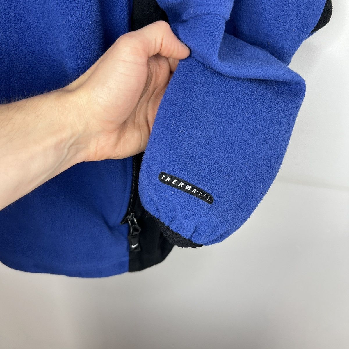 Nike × Nike ACG × Vintage Vintage Nike ACG Fleece Sherpa Zip-Up Sweatshirt Jacket RARE Size US XL / EU 56 / 4 - 11 Thumbnail