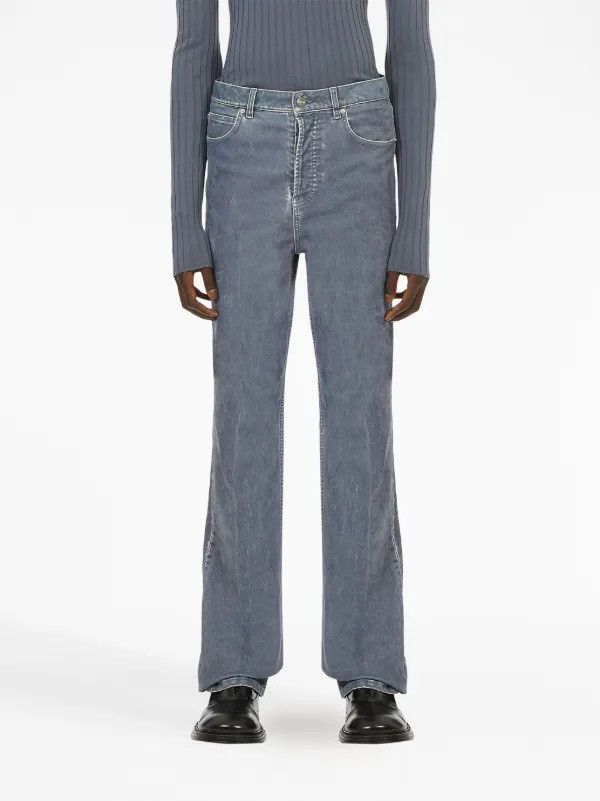 Salvatore Ferragamo Ferragamo logo-patch straight-leg jeans Size US 36 / EU 52 - 1 Thumbnail