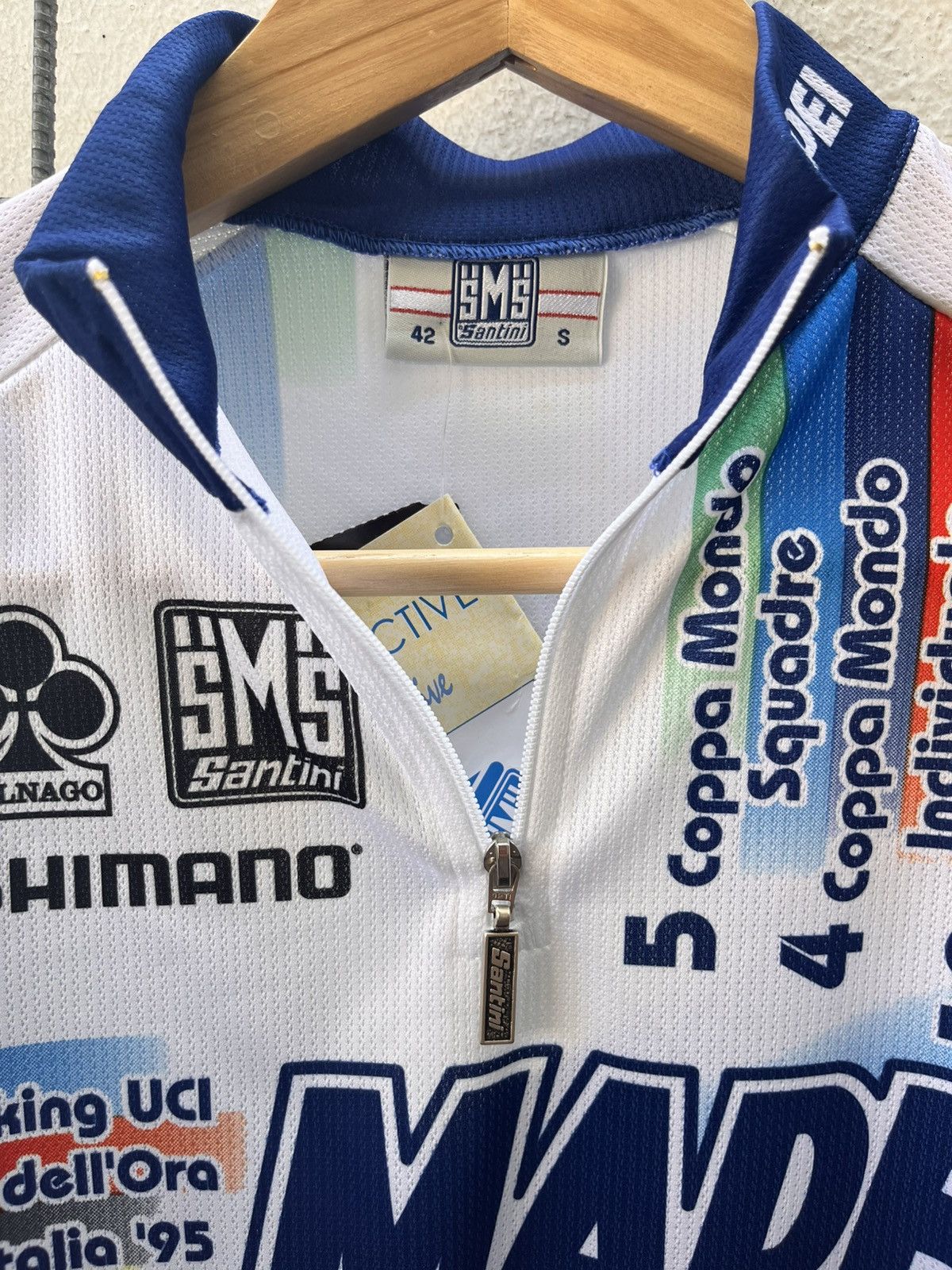 Other SMS Santini Vintage Cycling Jersey MAPEI Size US S / EU 44-46 / 1 - 5 Thumbnail