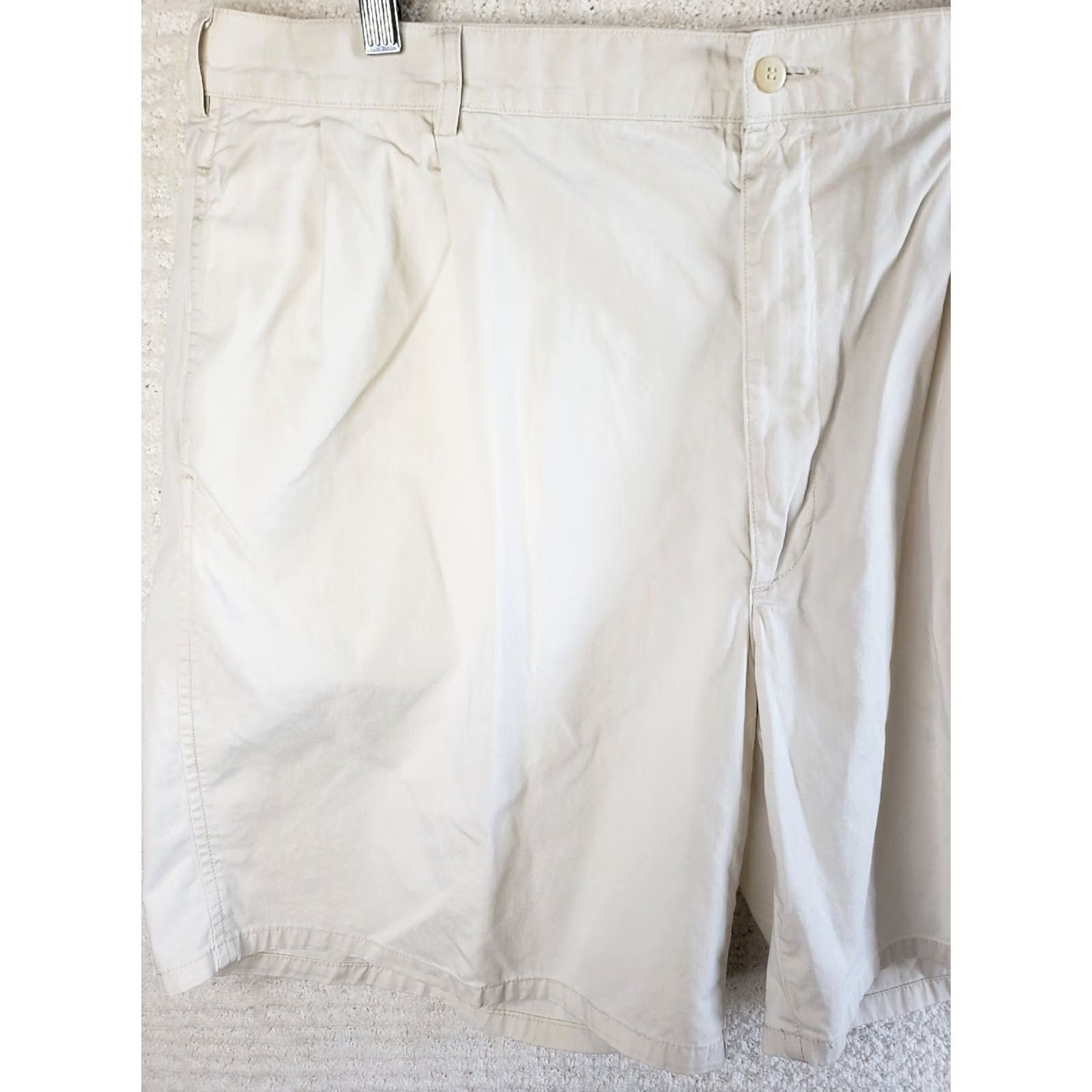 Polo Ralph Lauren Polo Ralph Lauren Chino Shorts Men Beige 32 Regular Twill Cotton 8 Inseam Outdoor Casual Vintage No Size US XS / EU 42 / 0 - 2 Thumbnail