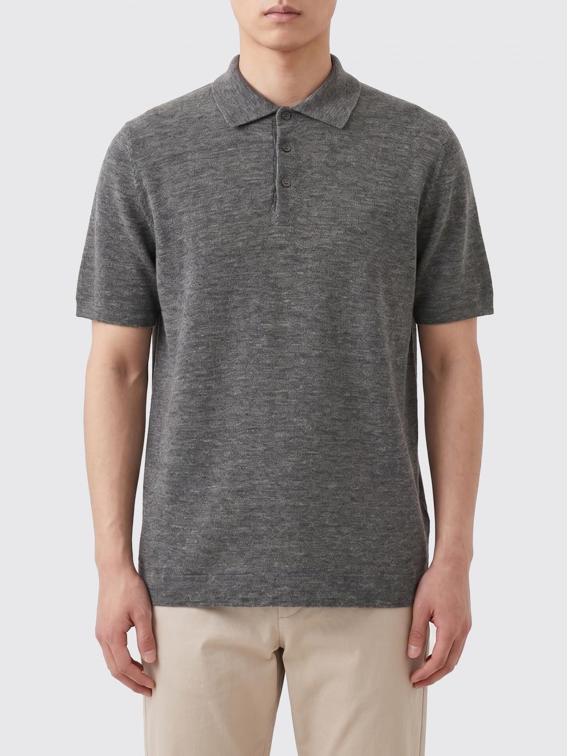Brunello Cucinelli Brunello Cucinelli Polo Shirt Men Grey Size US L / EU 52-54 / 3 - 1 Thumbnail
