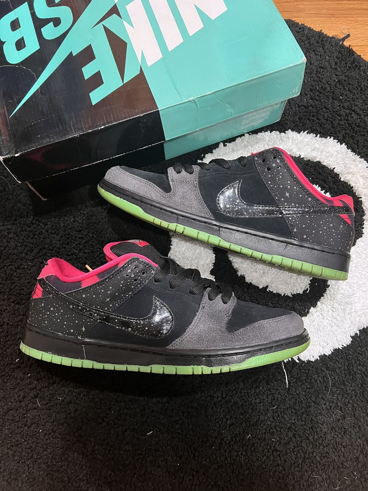 Nike SB Dunk Low Pro QS x Premier 'Northern Lights' sz