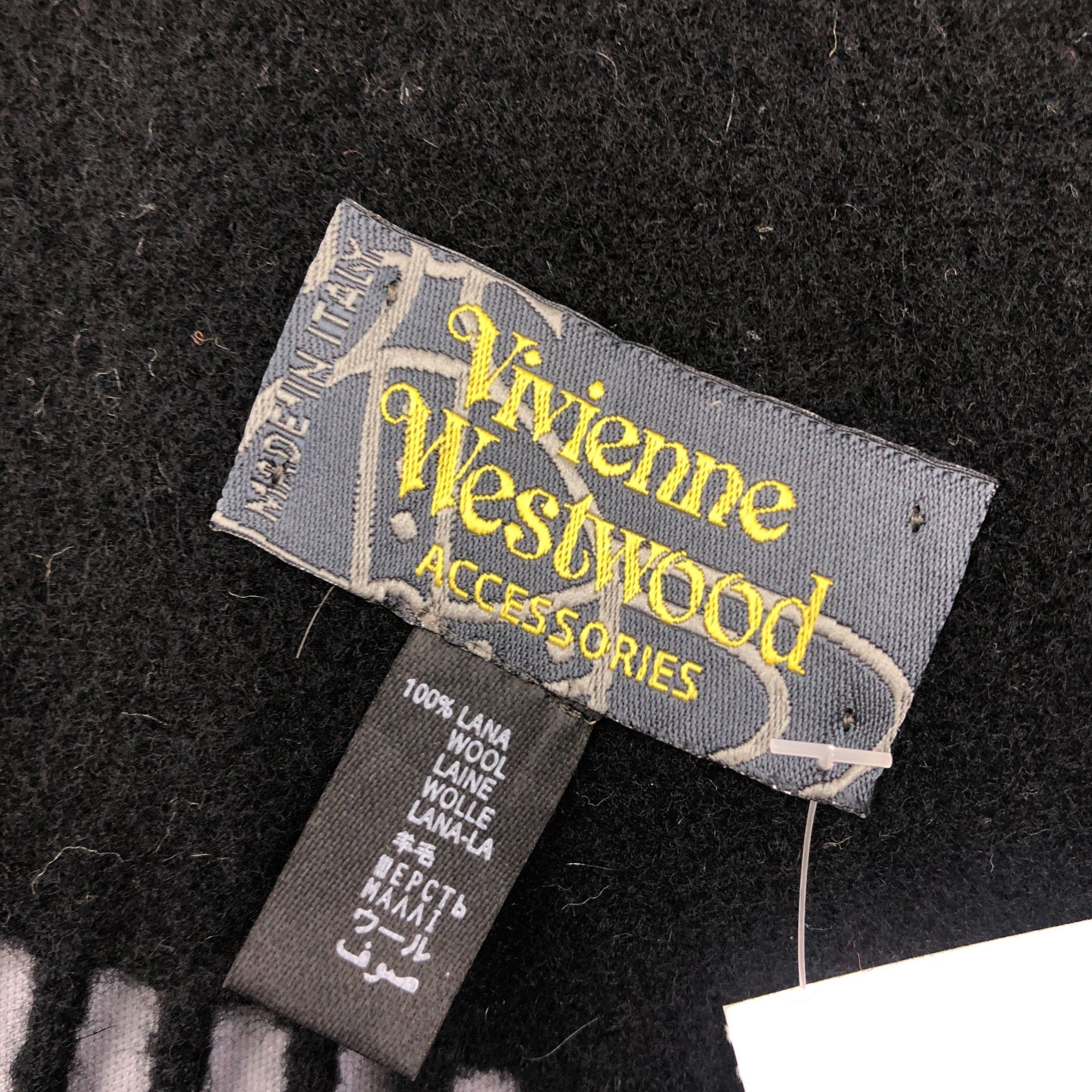 Japanese Brand Vintage Vivienne Westwood Scarf Muffler Wool Orbs Scarves Size ONE SIZE - 5 Thumbnail