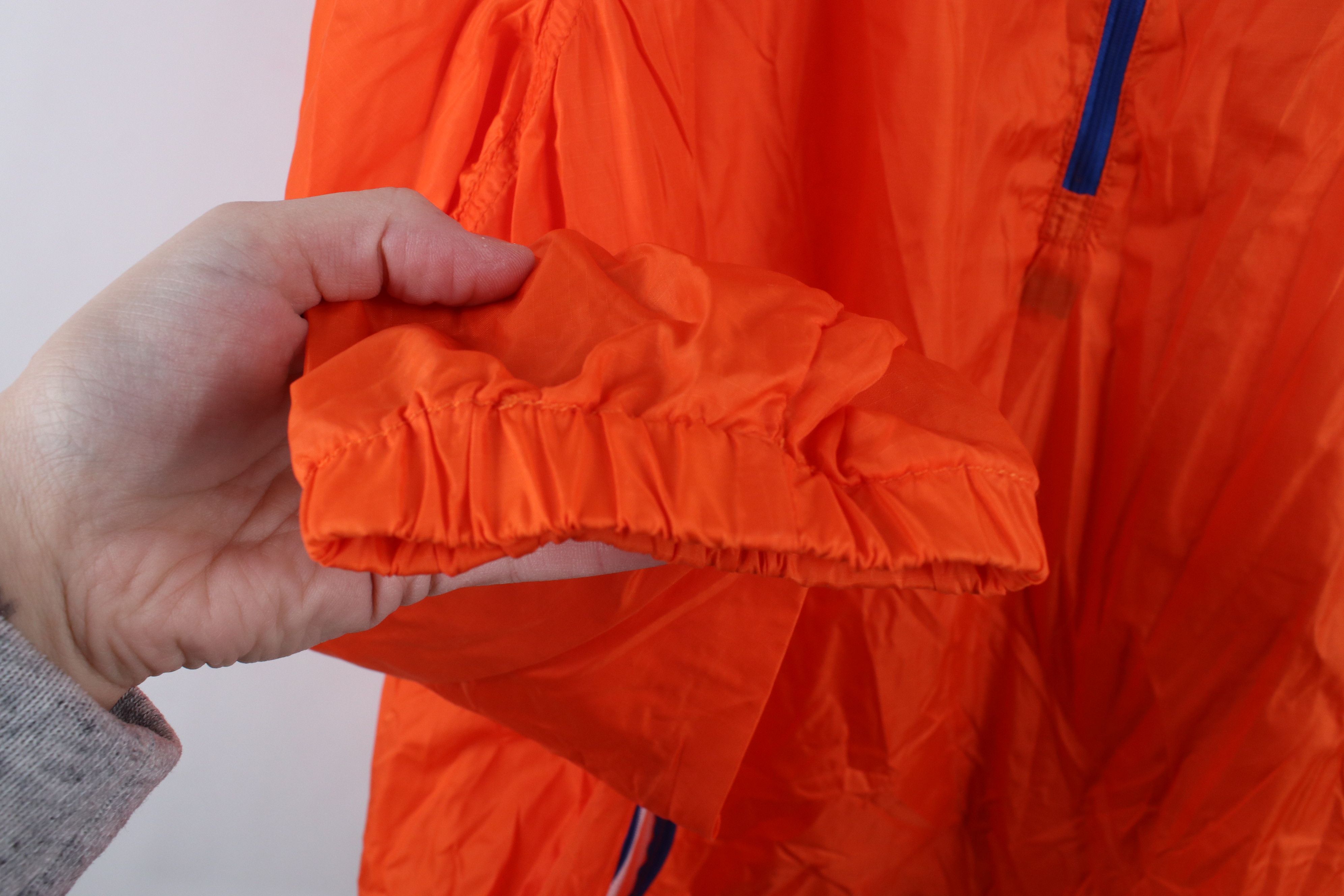 Lands' End × Vintage Vintage 90s Lands End Half Zip Windbreaker Jacket Orange USA Size US XL / EU 56 / 4 - 6 Thumbnail