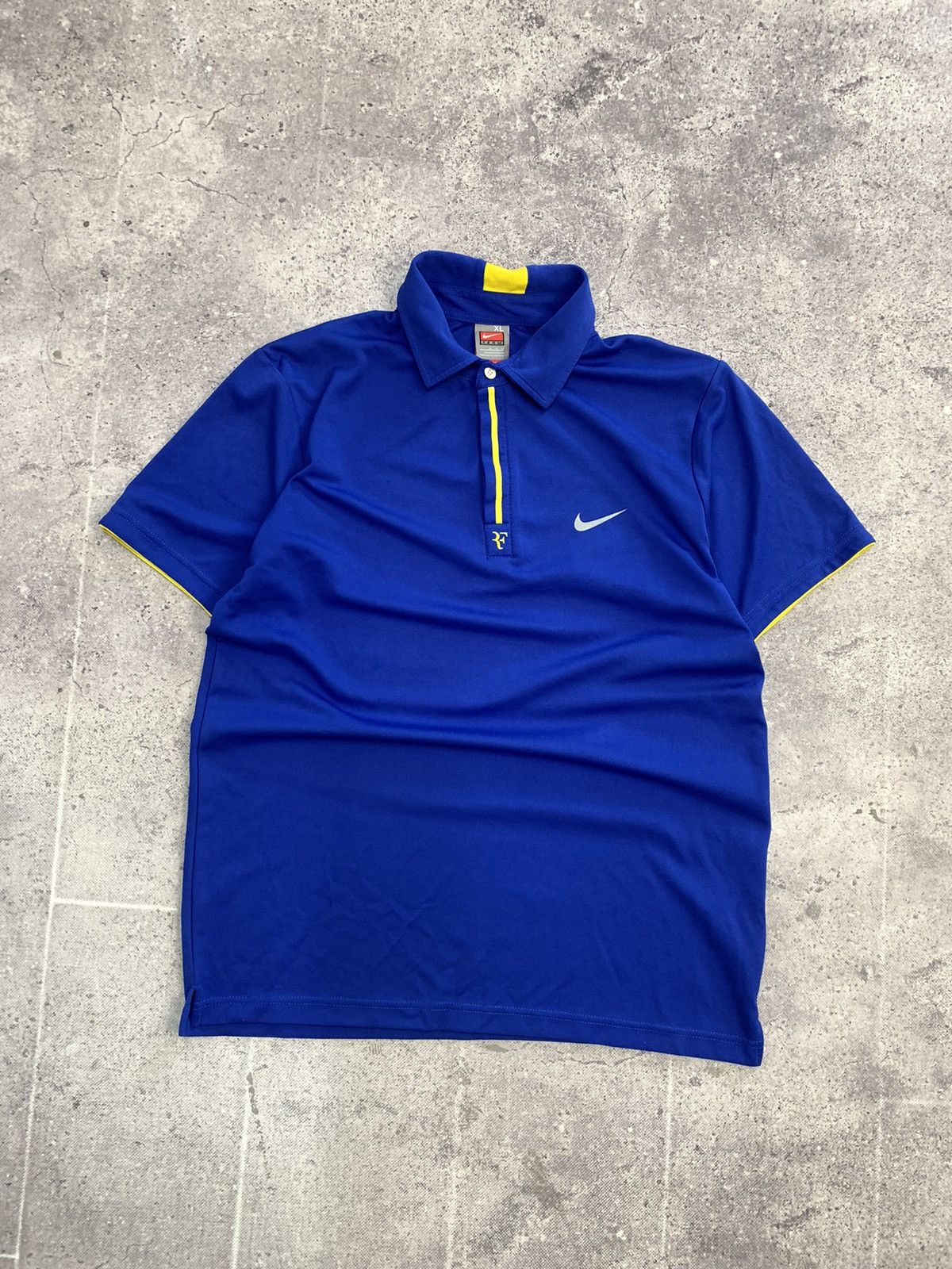 Nike × Vintage Nike RF Roger Federer tennis tee t shirt polos Size US XL / EU 56 / 4 - 2 Thumbnail