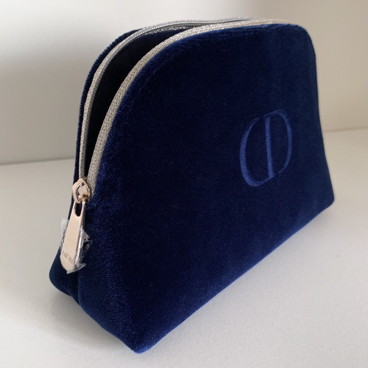 Dior Dior navy velour zippy pouch Size ONE SIZE - 1 Thumbnail