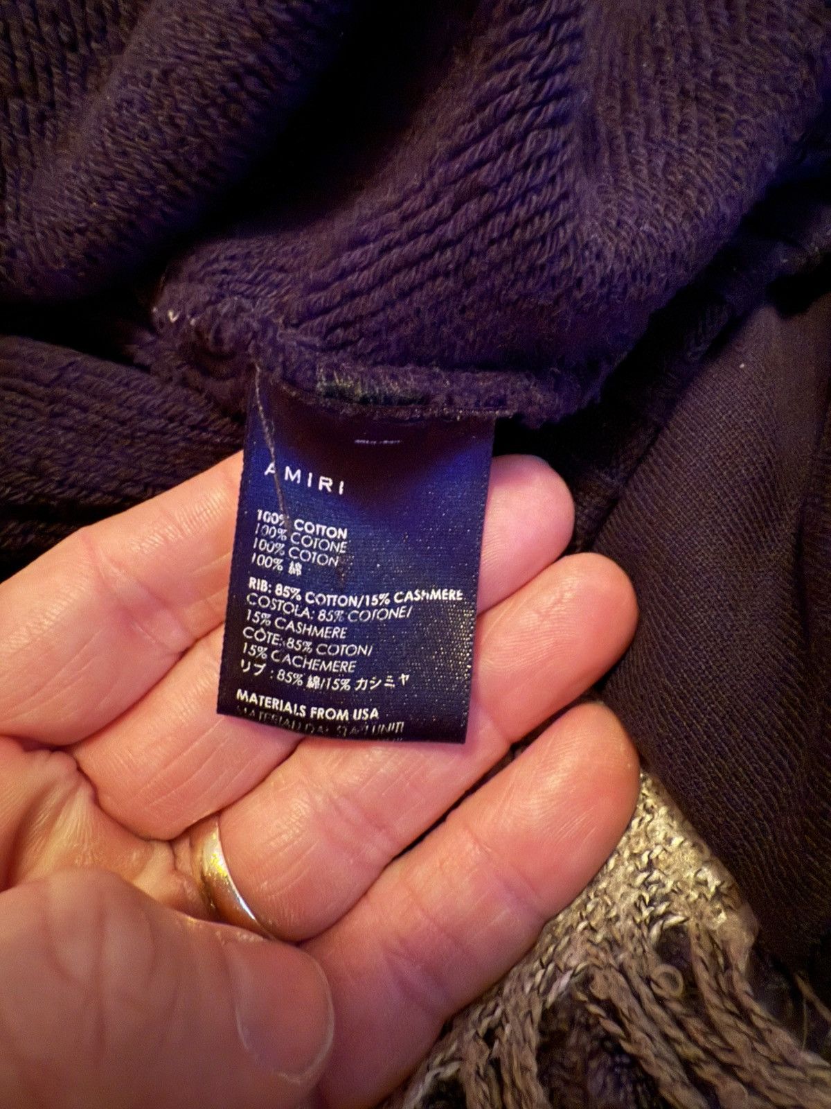 Amiri Amiri 'Lovers' Embrodiered Hoodie Size US XL / EU 56 / 4 - 4 Thumbnail