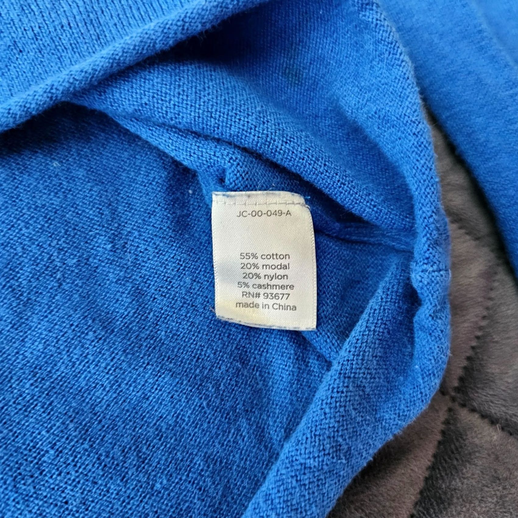 Vintage VINTAGE JCP Cashmere Blend Sweater Blue L Turtleneck Long Sleeve Women Pullover Size L / US 10 / IT 46 - 7 Thumbnail