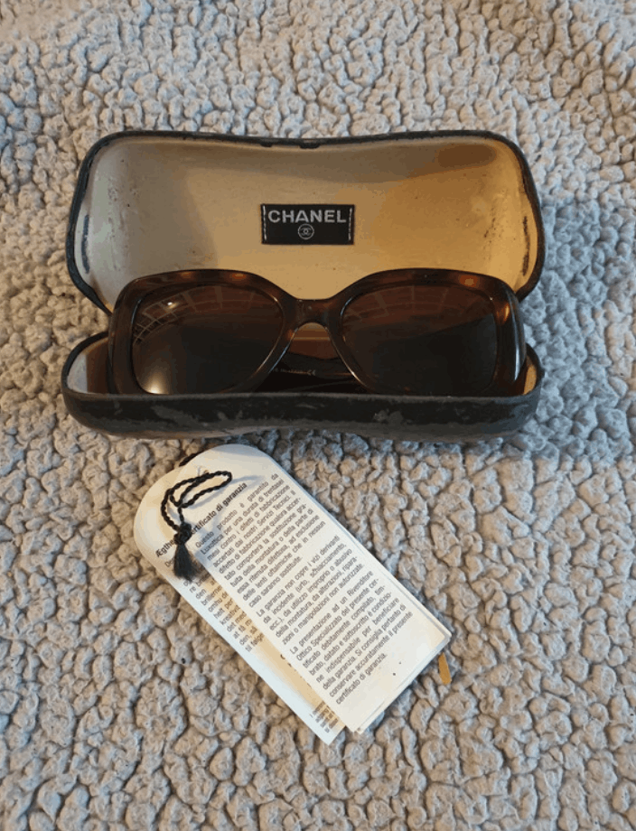 Chanel CHANEL SUNGLASSES 5019 LOGO Wrap Metal Vintage Iconic 4017 Size ONE SIZE - 2 Thumbnail