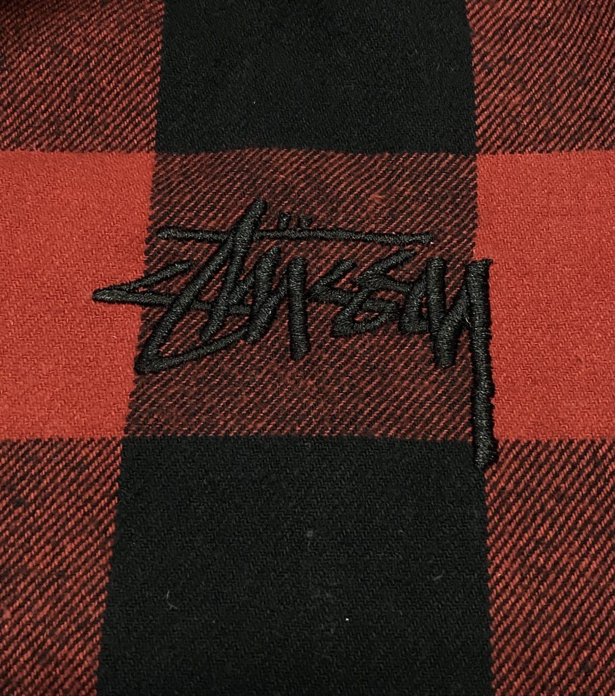 Stussy International Tribe Flannel Zipper Hoodie