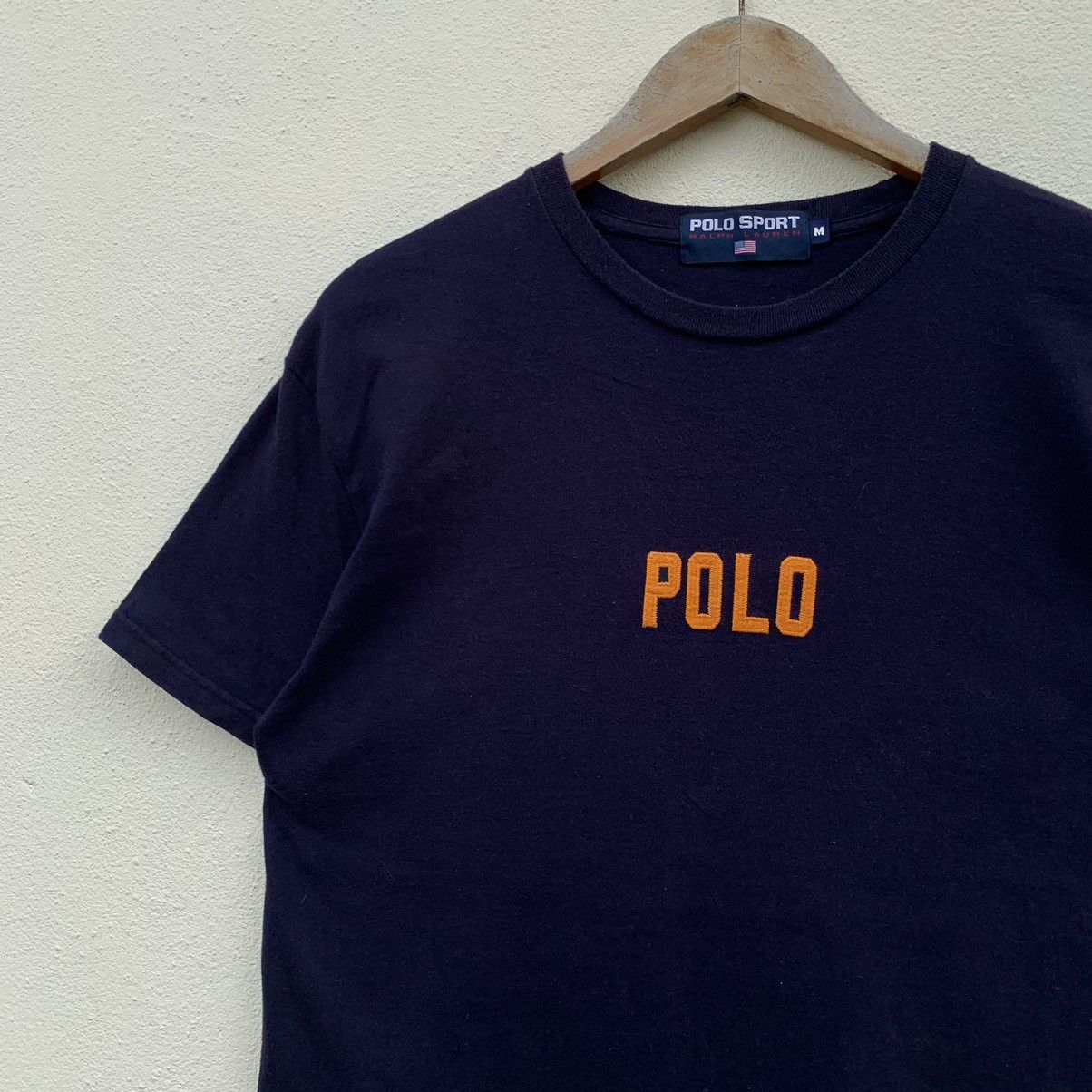 Polo Ralph Lauren × Vintage Vintage POLO RALPH LAUREN SPELLOUT EMBROIDERED LOGO T-shirt Size US M / EU 48-50 / 2 - 4 Thumbnail