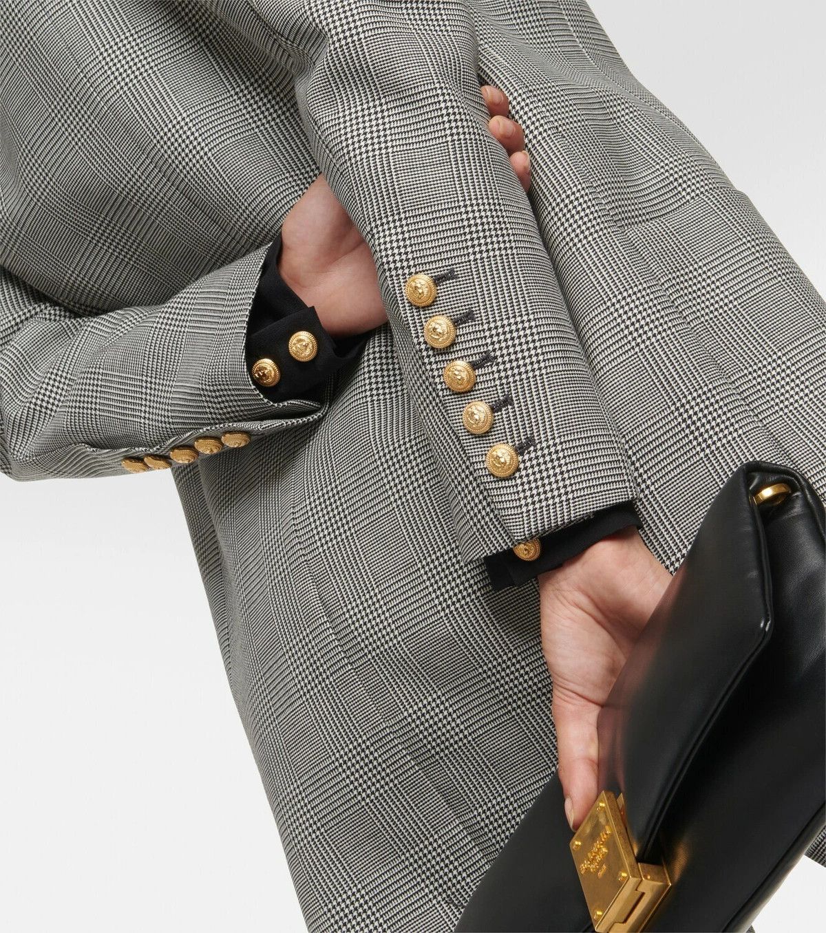 Balmain o1y0525 Blazer in Gray Size M / US 6-8 / IT 42-44 - 4 Thumbnail