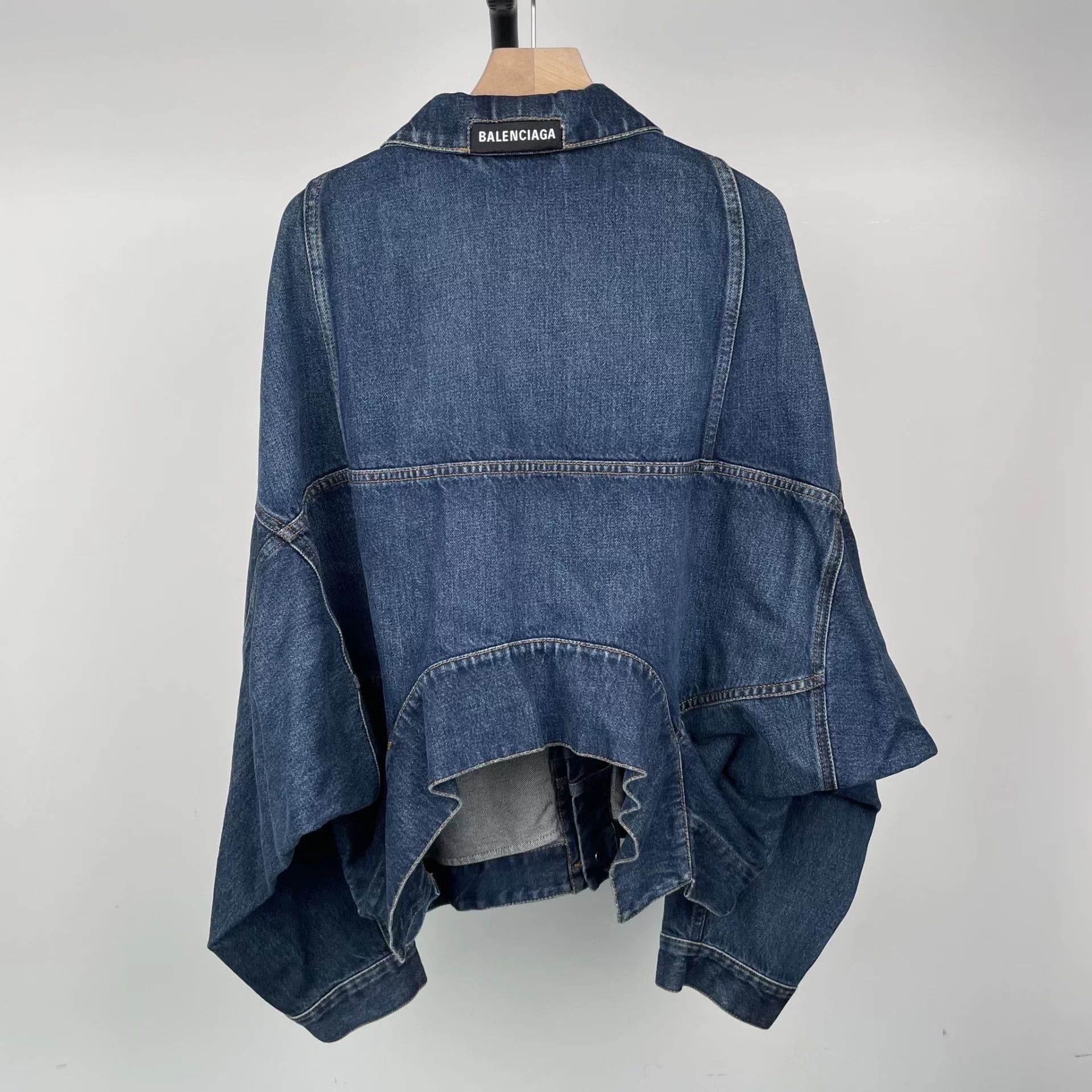 Balenciaga Balenciaga Women's Denim Jacket 34 Size XXS / US 00 / IT 34 - 2 Thumbnail