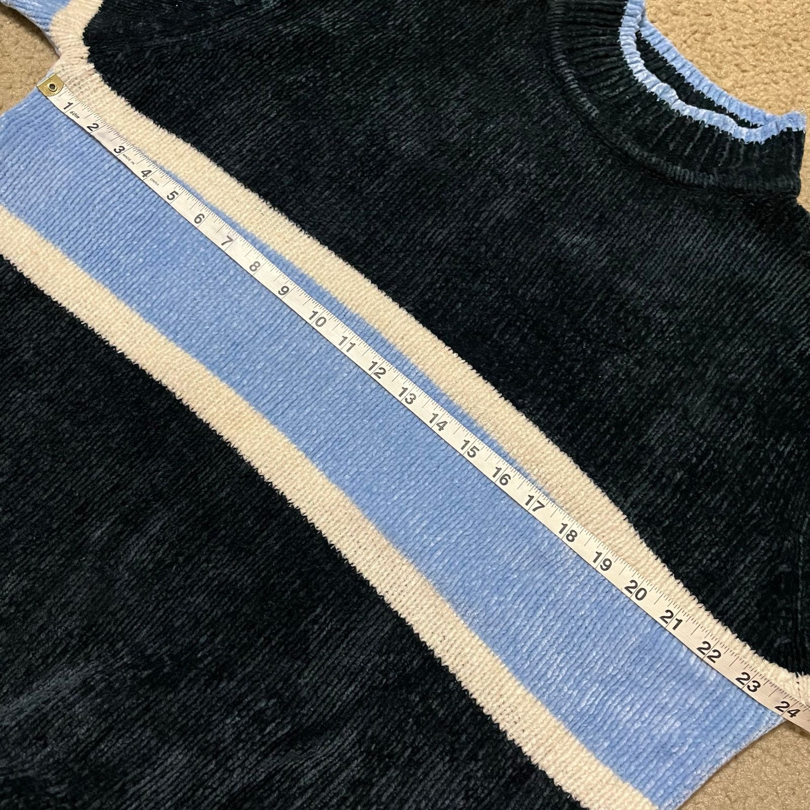 Other Y2K Diss Navy and Powder Blue Super Soft Sweater Large Size US L / EU 52-54 / 3 - 5 Thumbnail