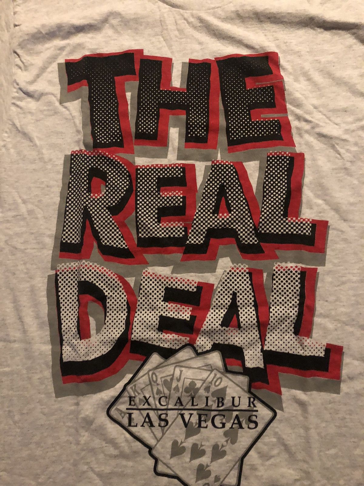 Vintage Vintage 90s Exacalibur “The Real Deal” T Shirt S/L Size US L / EU 52-54 / 3 - 2 Thumbnail