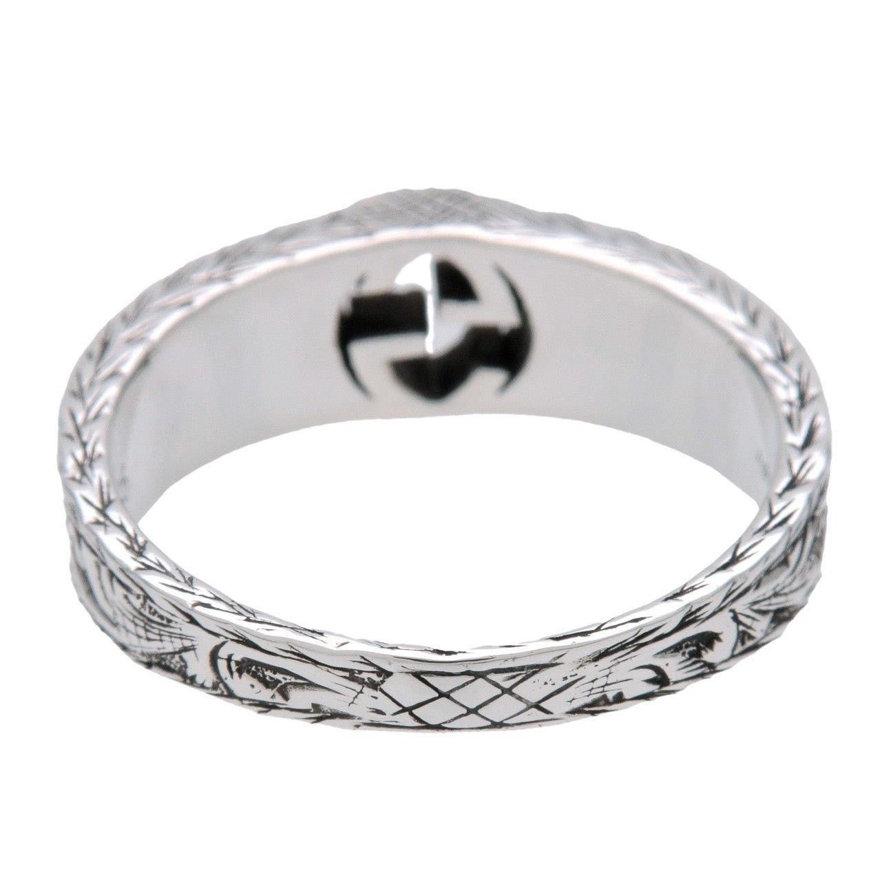 Gucci Gucci Interlocking G Arabesque Sterling Silver Ring Size ONE SIZE - 2 Thumbnail