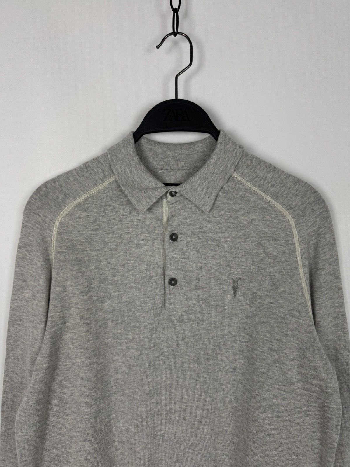 Allsaints AllSaints Harlen LS Polo Shirt Size US XS / EU 42 / 0 - 3 Thumbnail