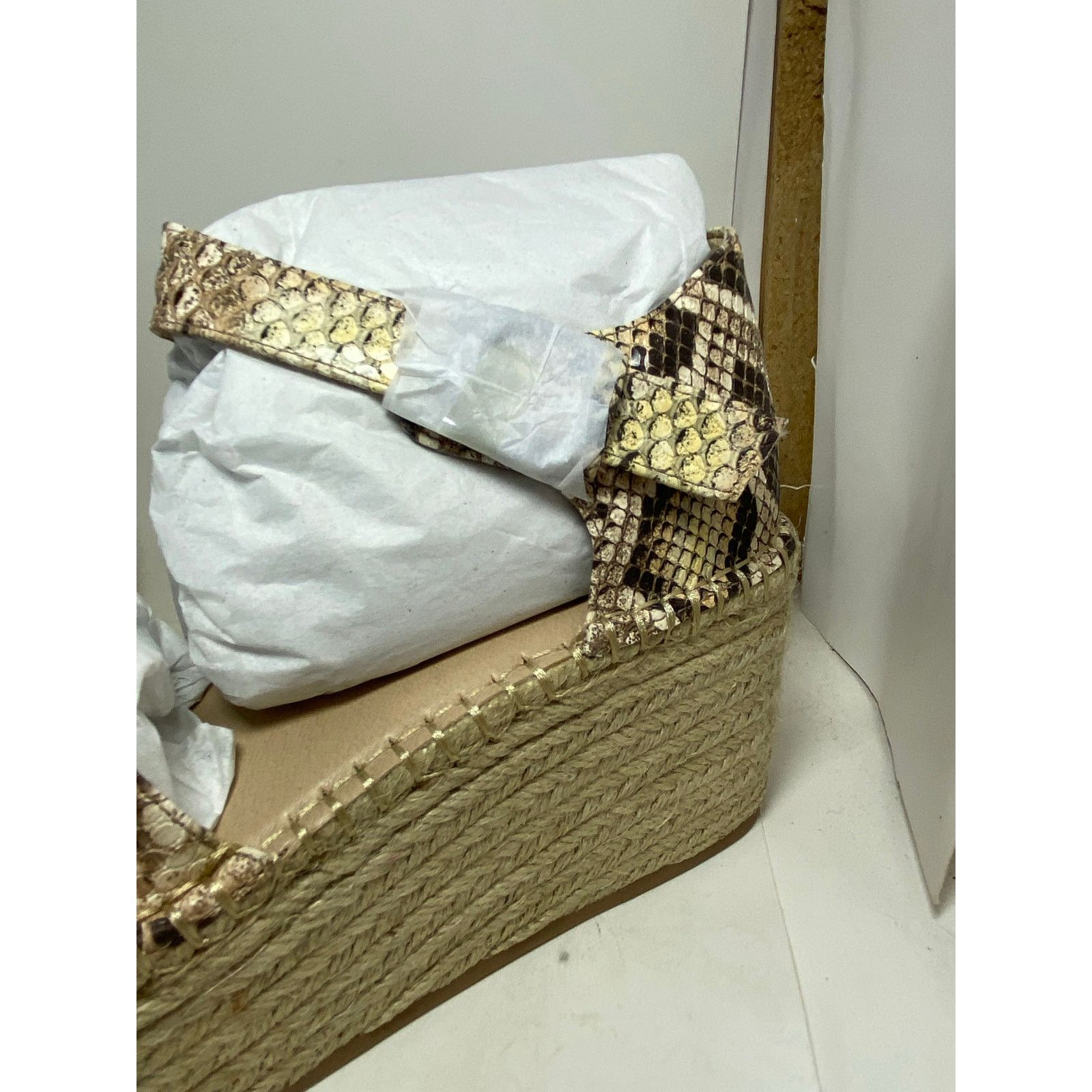 Matisse Coconuts Matisse Flirty Natural Snakeskin Espadrille Wedge Size US 10 / IT 40 - 9 Thumbnail