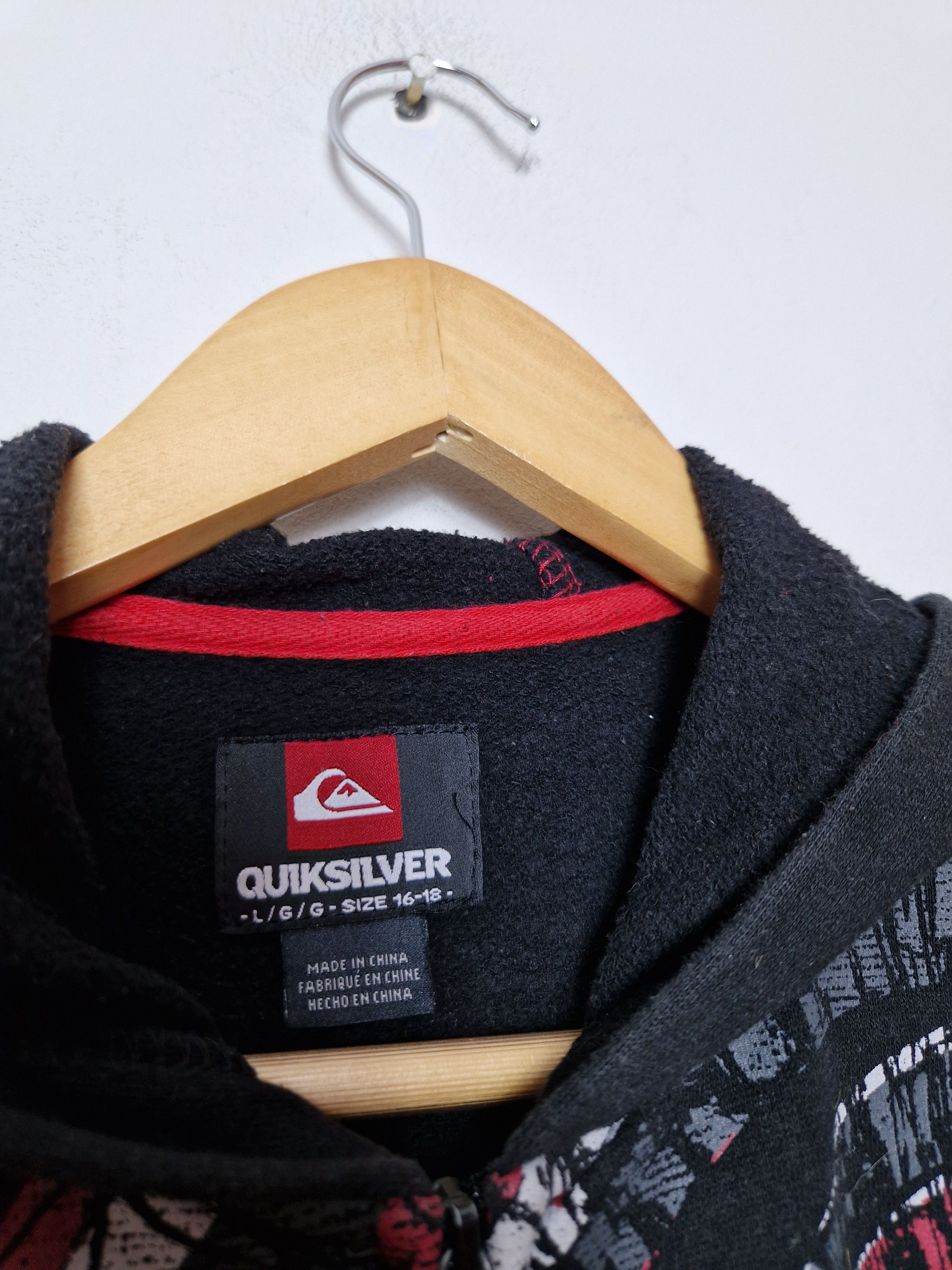 Quiksilver × Vintage Quiksilver vintage y2k zip hoodie Size US S / EU 44-46 / 1 - 6 Thumbnail