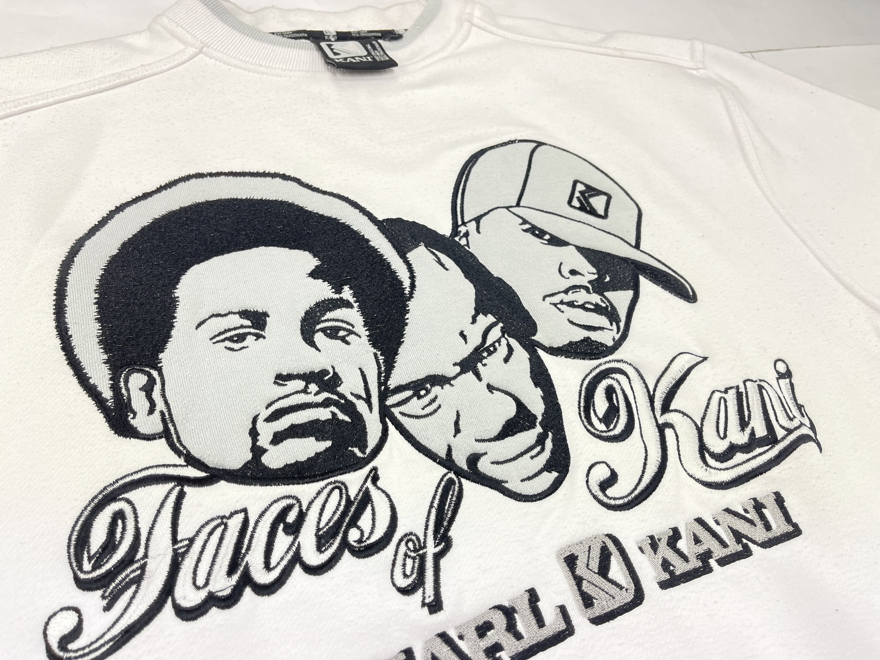 Karl Kani KARL KANI sweatshirt vintage Kani Faces 90s hip hop skater M Size US M / EU 48-50 / 2 - 6 Thumbnail