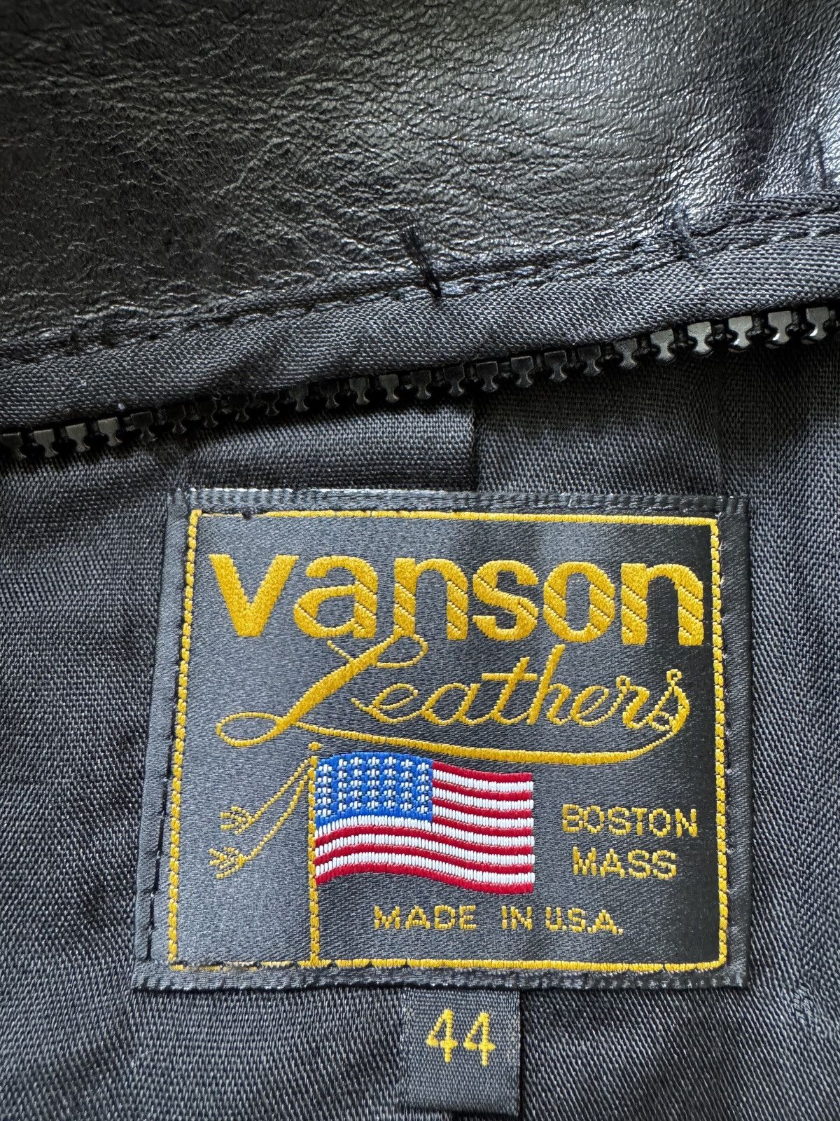 Vanson Leathers Vanson Custom Model F 44L - Comp Weight - Tall/Athletic V Size US S / EU 44-46 / 1 - 3 Thumbnail