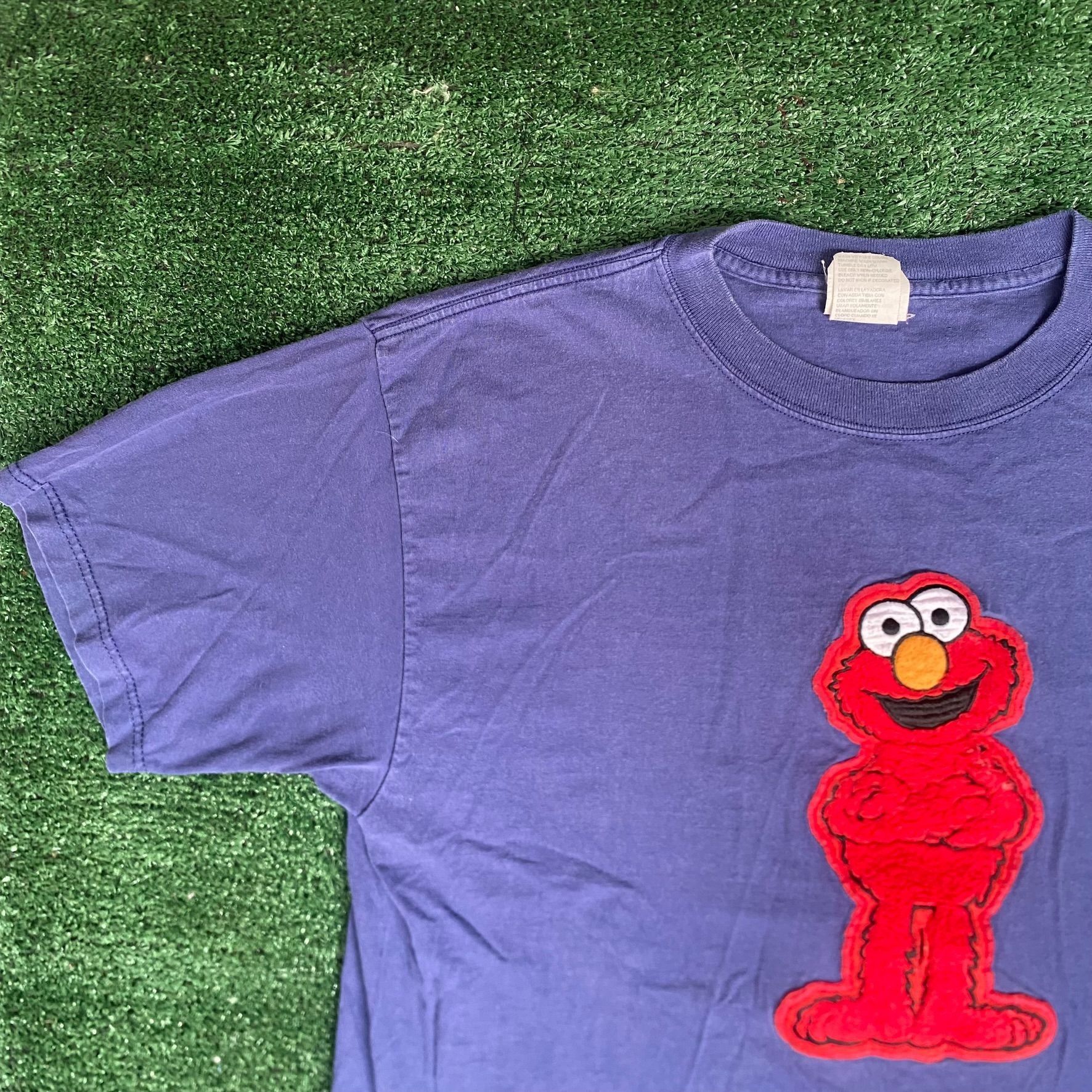 Vintage Vintage 90s Elmo Sesame Street Shirt Retro Cartoon Tee Size US L / EU 52-54 / 3 - 2 Thumbnail